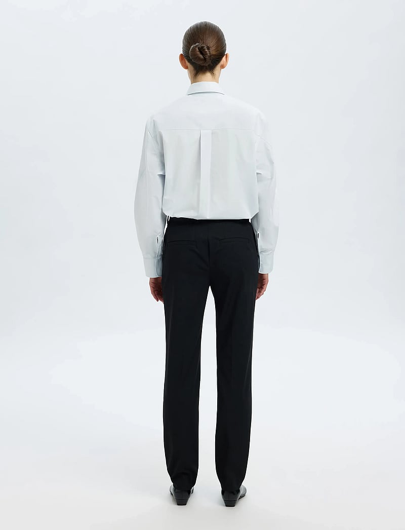 Selected - SLFNORMA OVERSIZE LS SHIRT B - langärmlige hemden - ancient water - 2