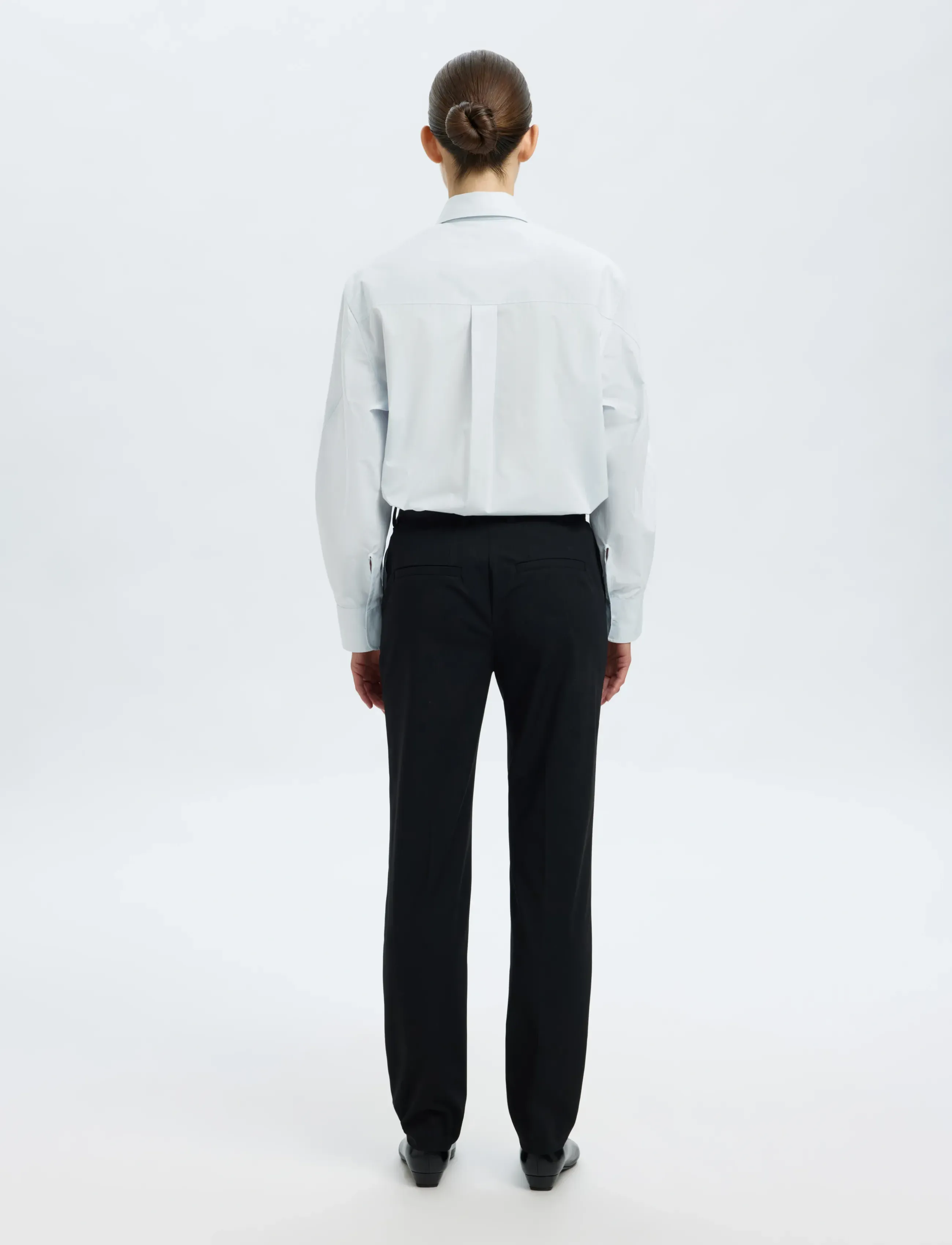 Selected - SLFNORMA OVERSIZE LS SHIRT B - koszule z długimi rękawami - ancient water - 2