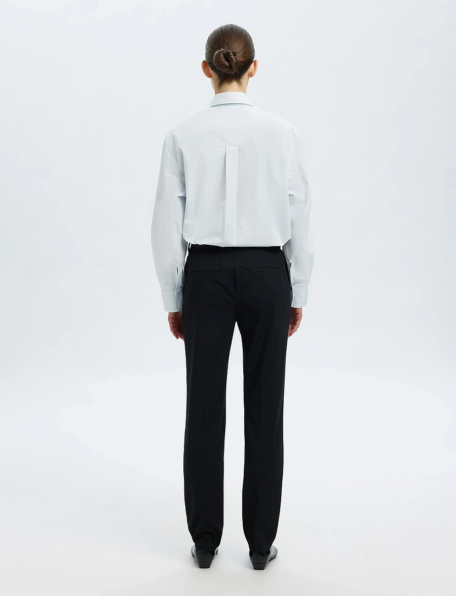 Selected - SLFNORMA OVERSIZE LS SHIRT B - langærmede skjorter - ancient water - 2