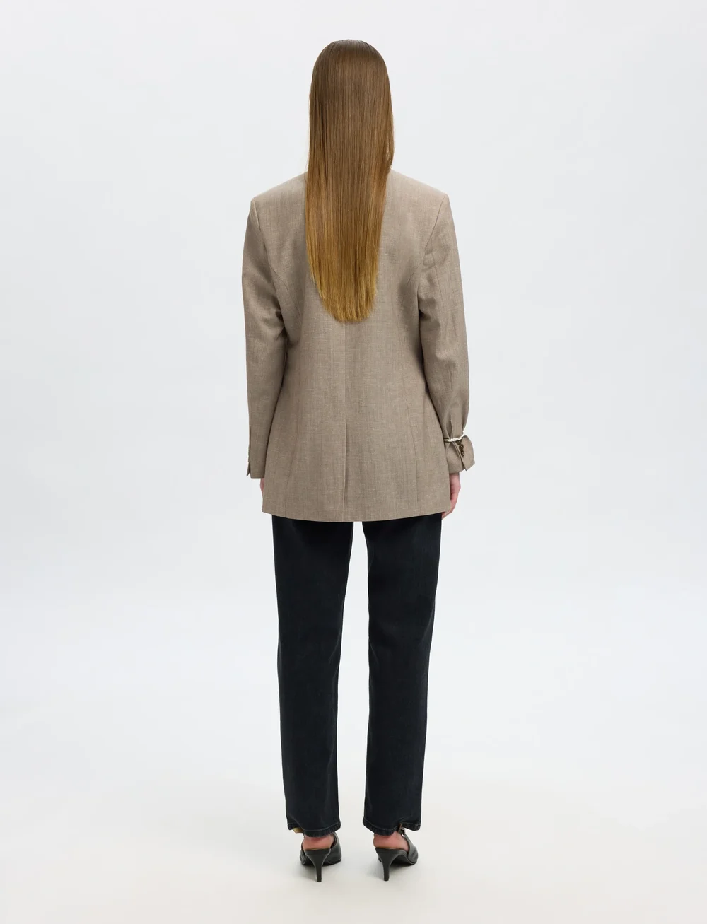 Selected - SLFMELLI BLAZER - single breasted blazers - oatmeal - 2