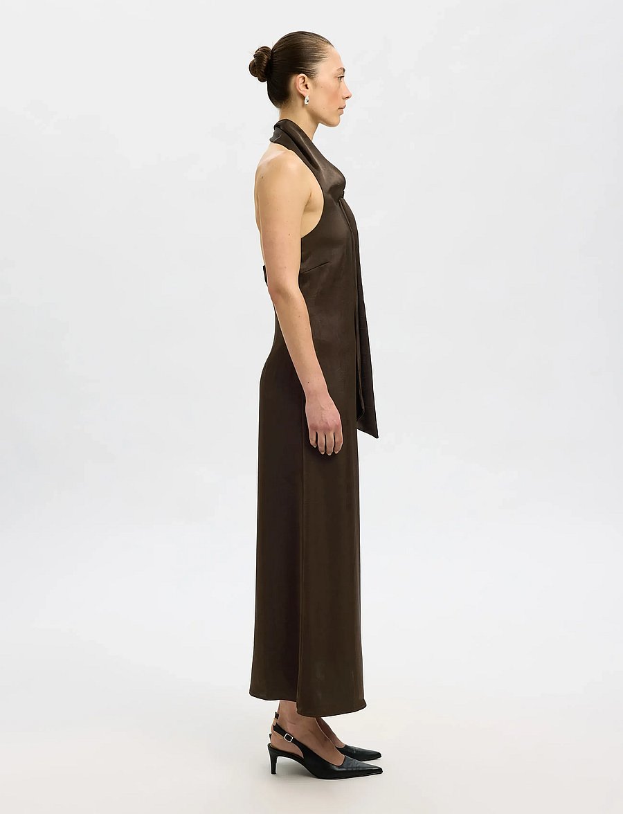 Selected - SLFCECILIA SLIM NECKHOLDER ANKLE DRESS B - maxikleider - delicioso - 5