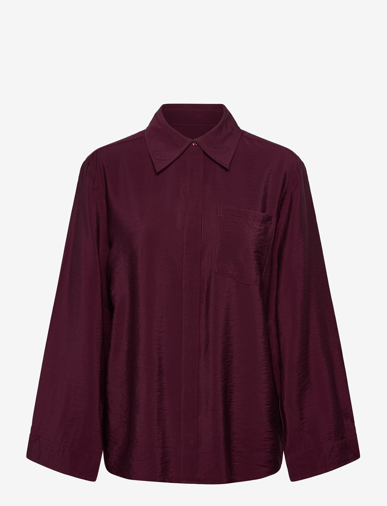 Selected - SLFTERESA RELAXED LS SHIRT B - långärmade skjortor - fig - 0