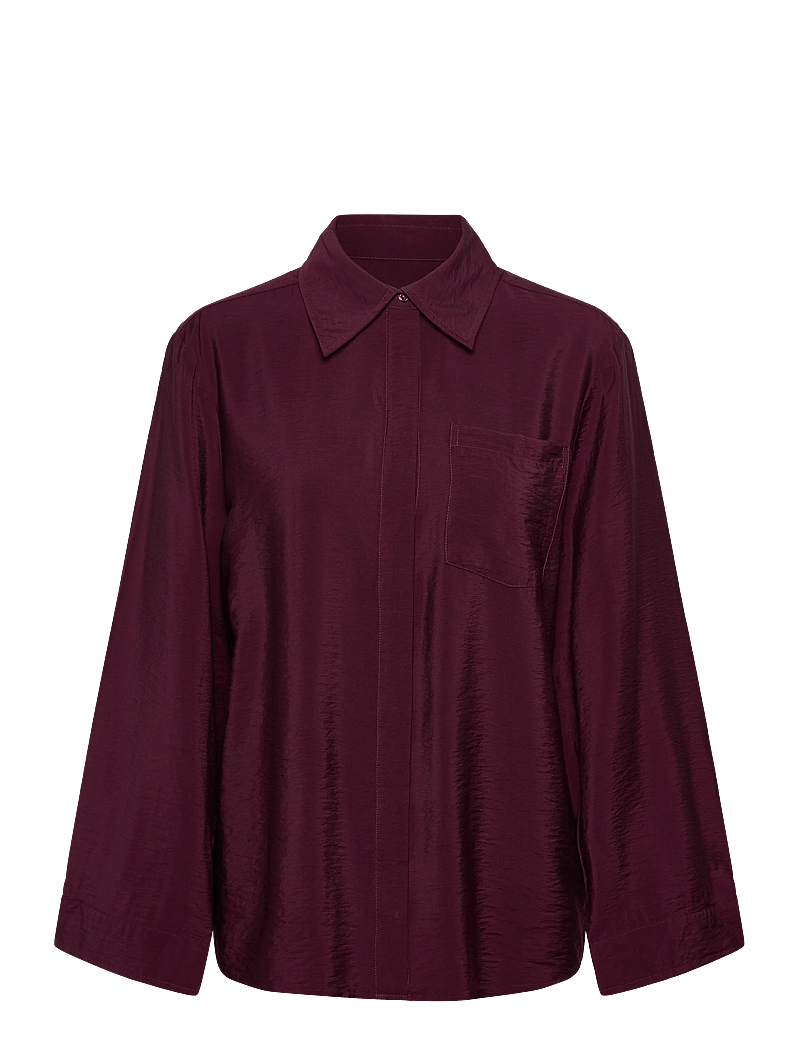 Selected - SLFTERESA RELAXED LS SHIRT B - langärmlige hemden - fig - 0