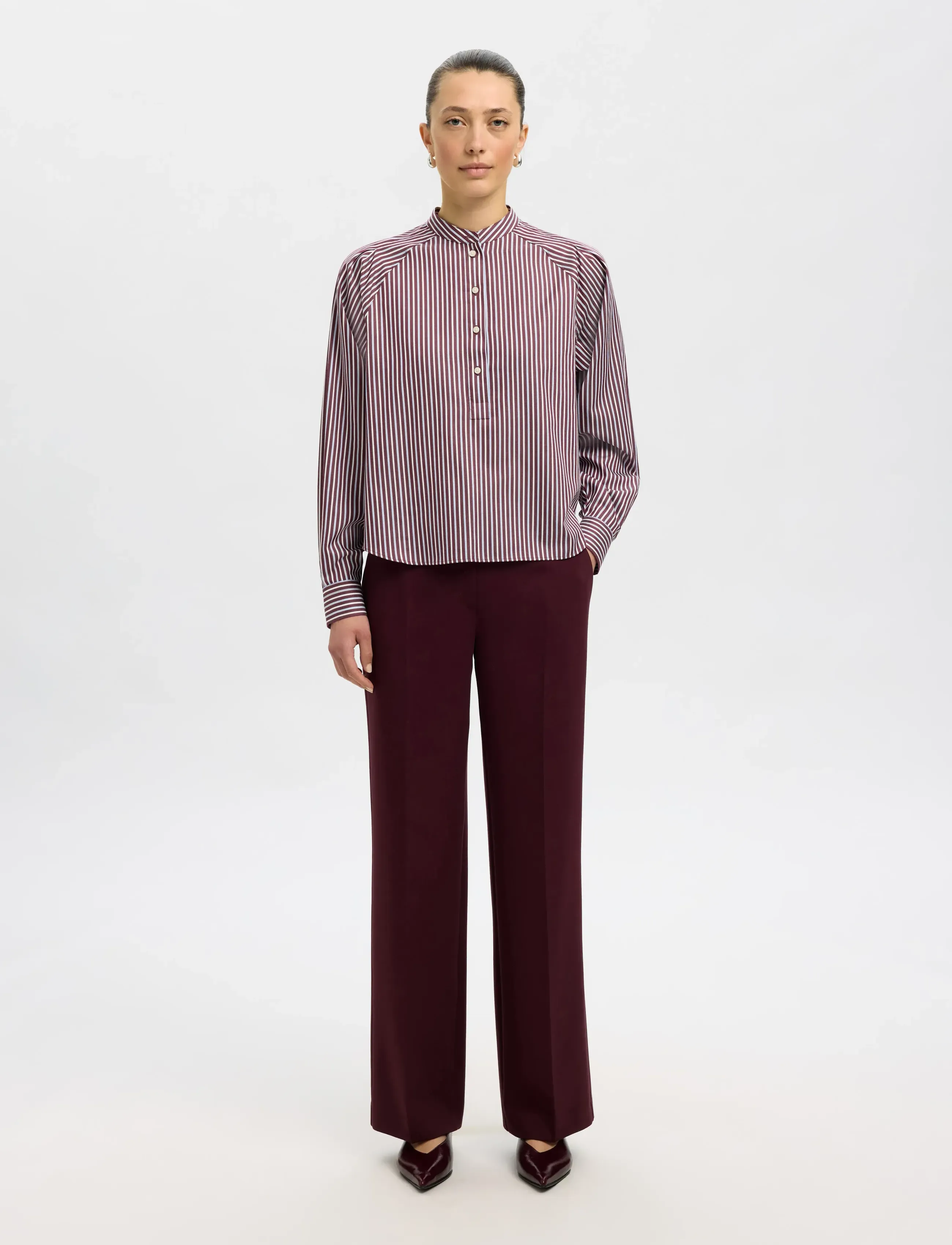 Selected - SLFMARIETTE RELAXED LS SHIRT B - fig - 5