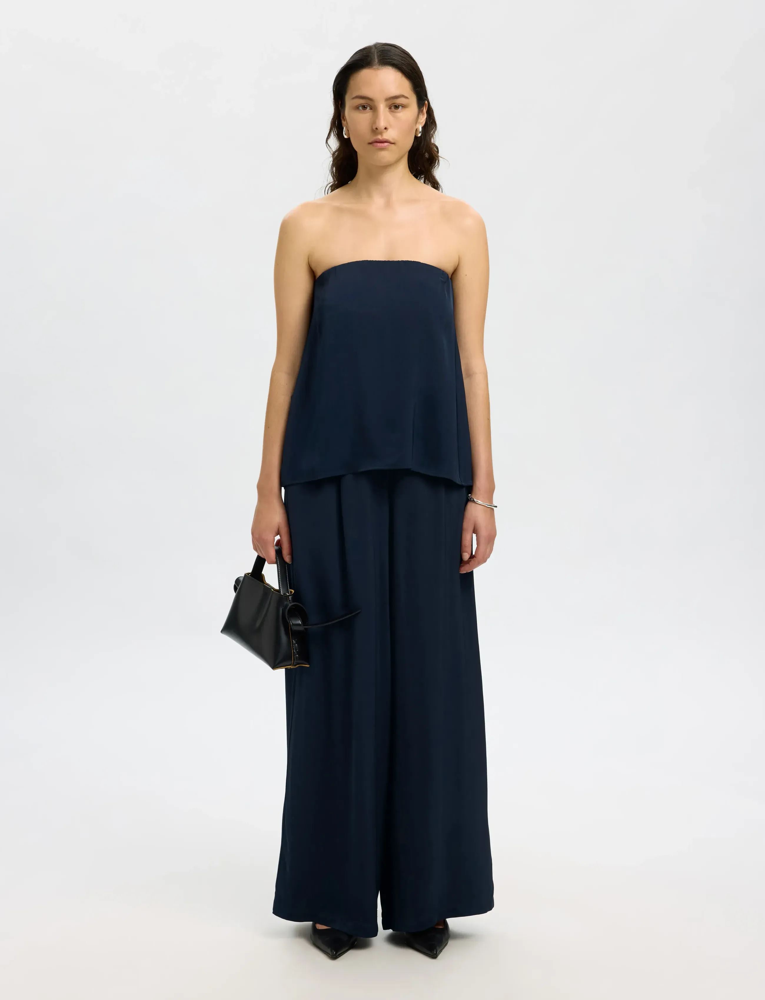 SELECTED Slfleonore Hw Wide Pant B kostymbyxor dam – bild 5