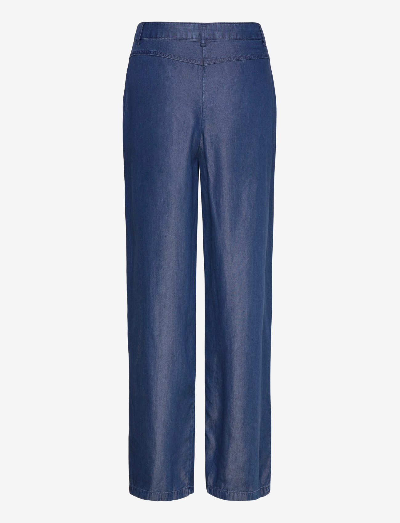 Selected - SLFNOELLA MW WIDE PANT B - wide leg trousers - dark sapphire - 1