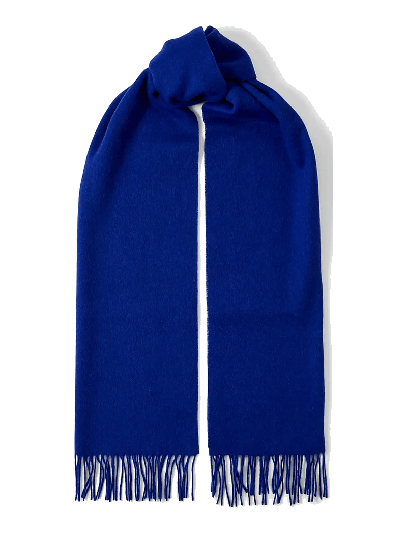 Selected - SLFTIME NEW WOOL SCARF - halstørklæder - dazzling blue - 1