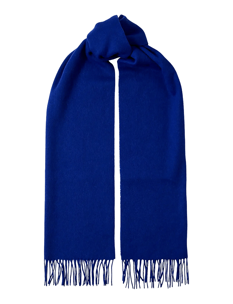 Selected - SLFTIME NEW WOOL SCARF - halstørklæder - dazzling blue - 2