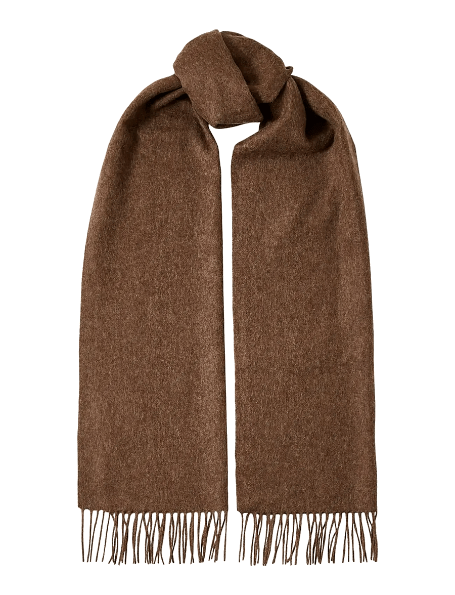 Selected - SLFTIME NEW WOOL SCARF - winterschals - fungi - 2