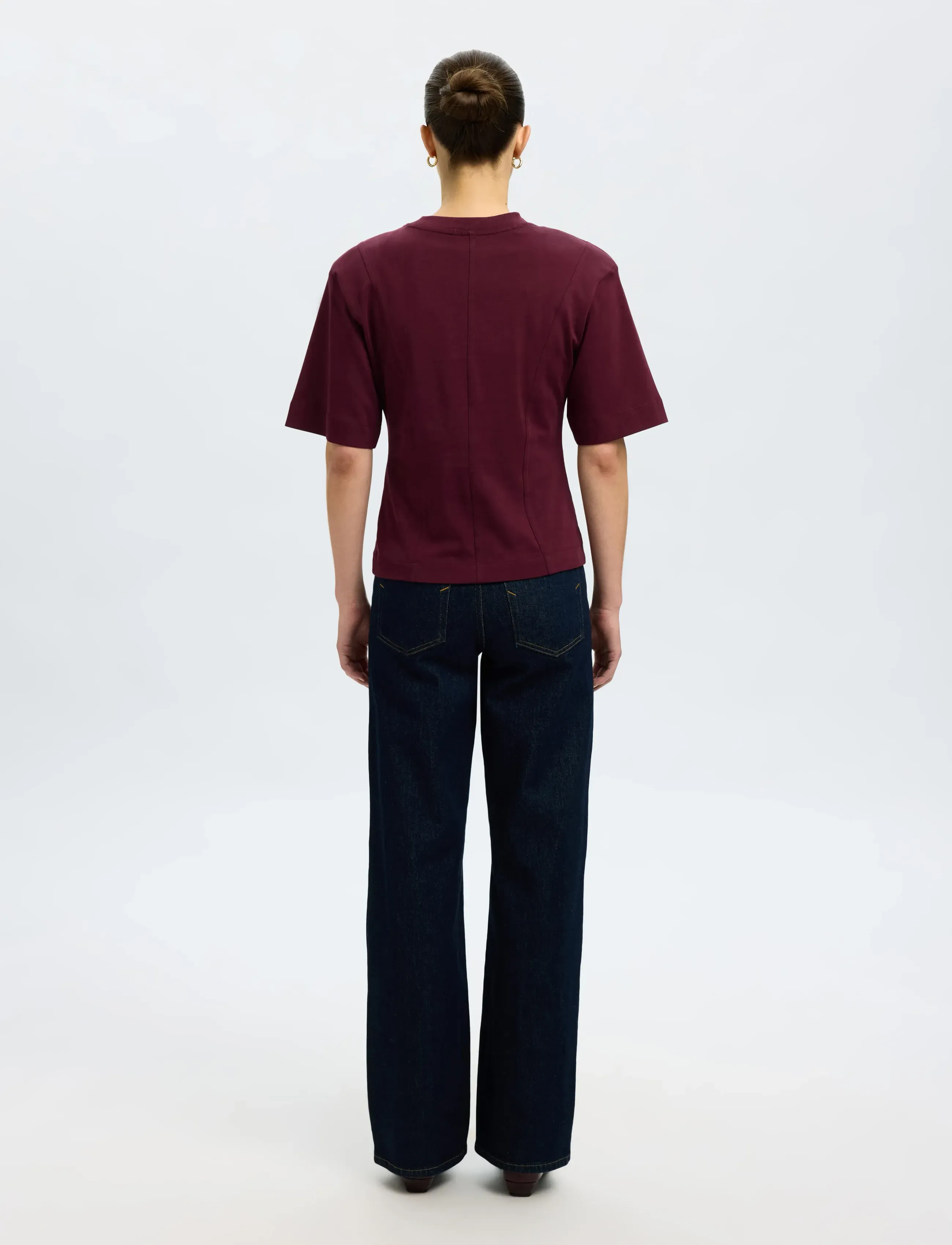 Selected - SLFMESA SS TEE - t-shirty - fig - 2