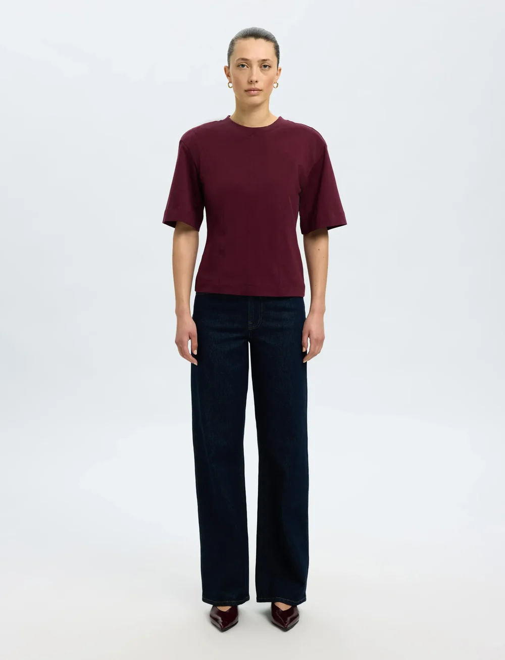 Selected - SLFMESA SS TEE - t-shirts - fig - 4