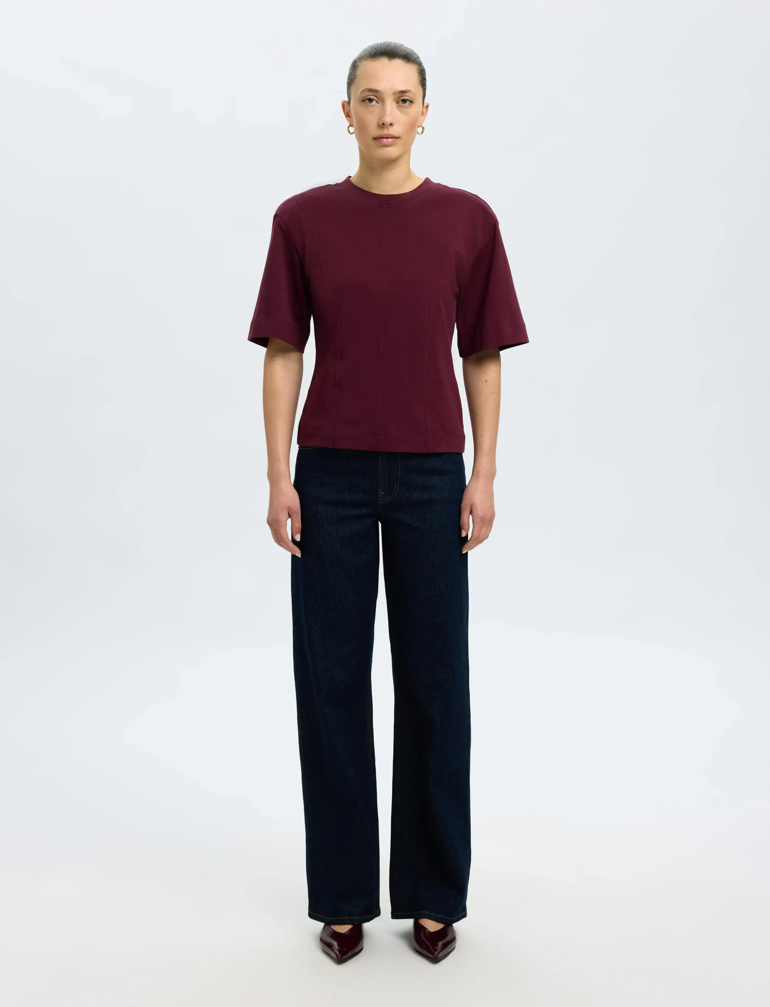 Selected - SLFMESA SS TEE - t-shirty - fig - 4
