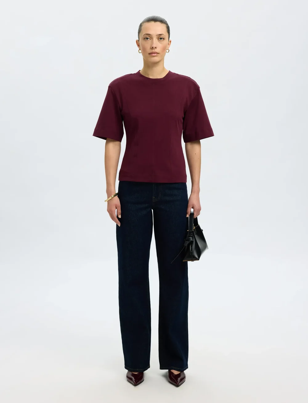 Selected - SLFMESA SS TEE - t-shirts - fig - 5