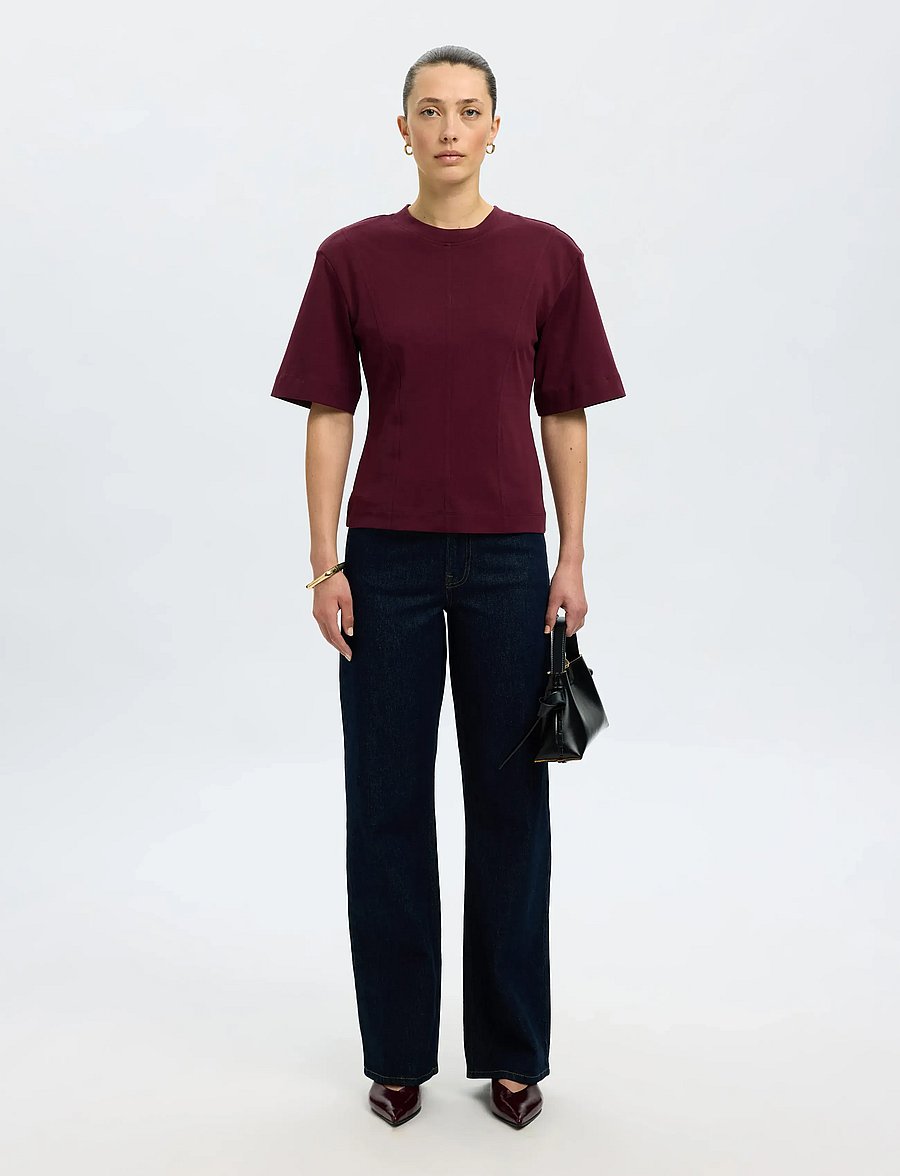 Selected - SLFMESA SS TEE - t-shirts - fig - 5