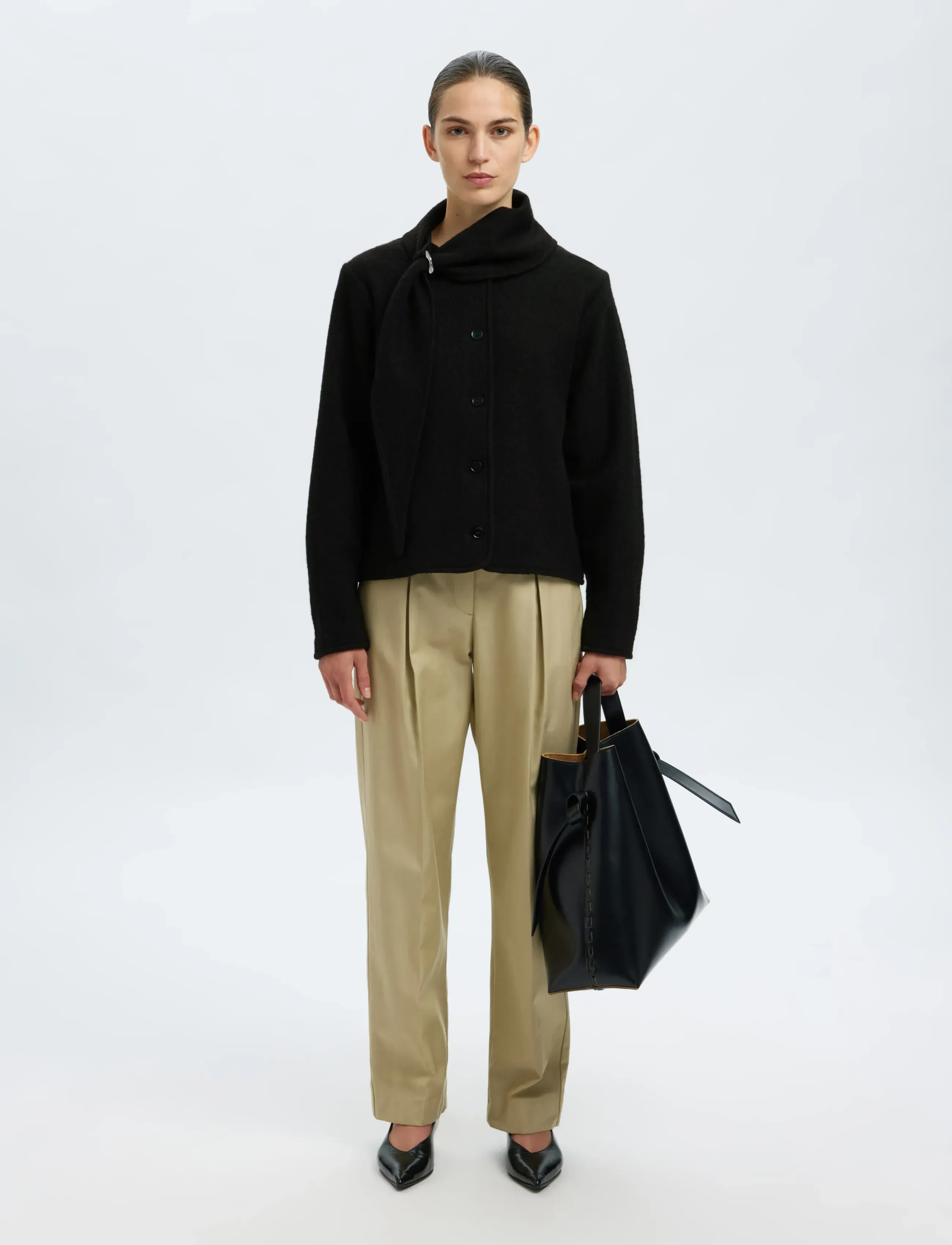 Slfdarla Ls Knit Jacket 3