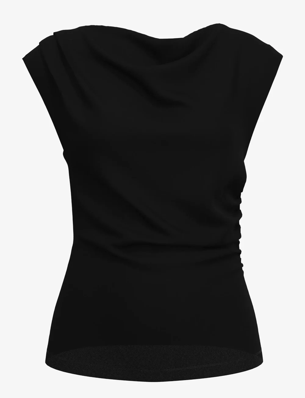 Selected - SLFANJA SL SLIM TOP - Ärmellose tops - black - 0