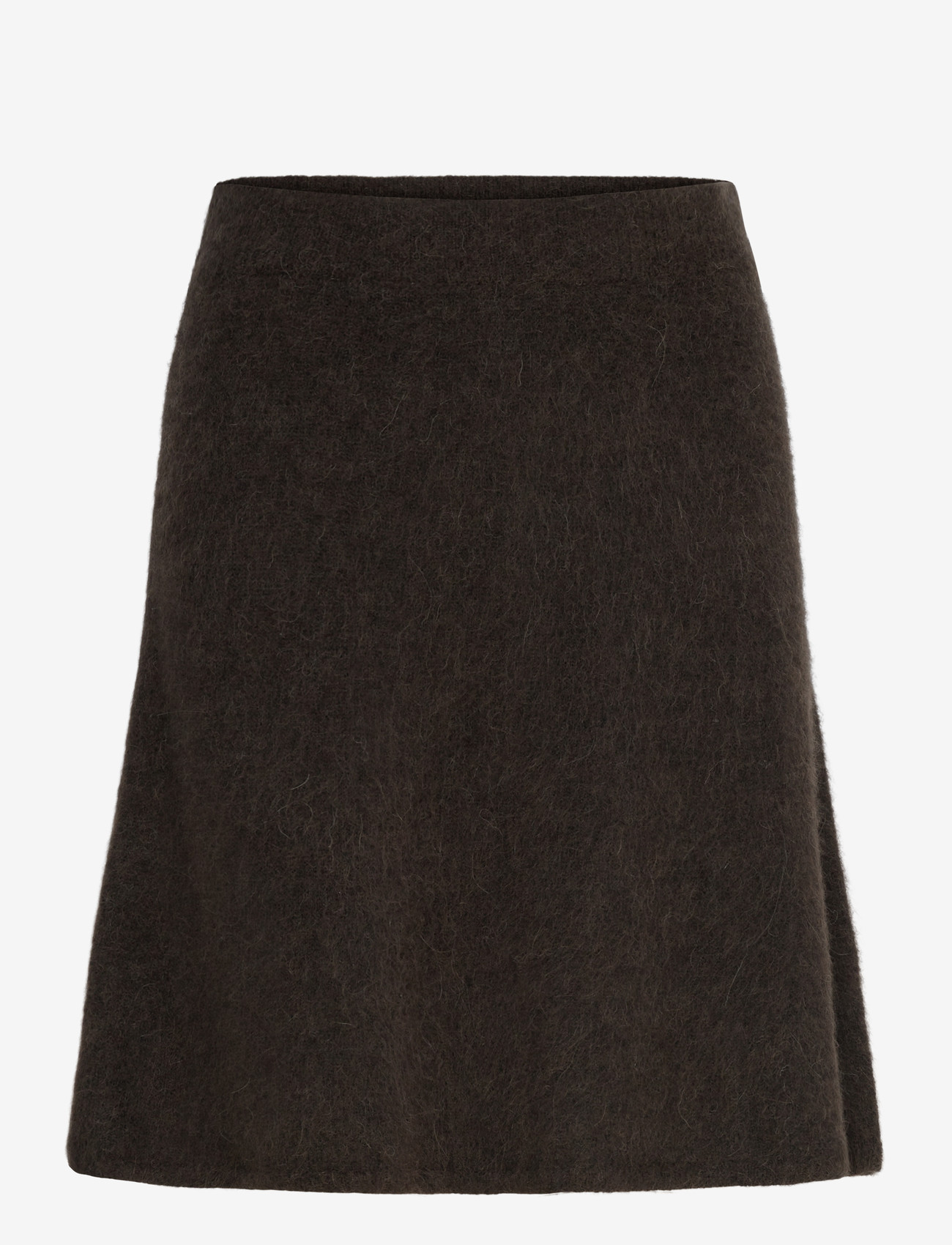 Selected - SLFLULU BRUSHED HW KNIT SKIRT - kurze röcke - delicioso - 0