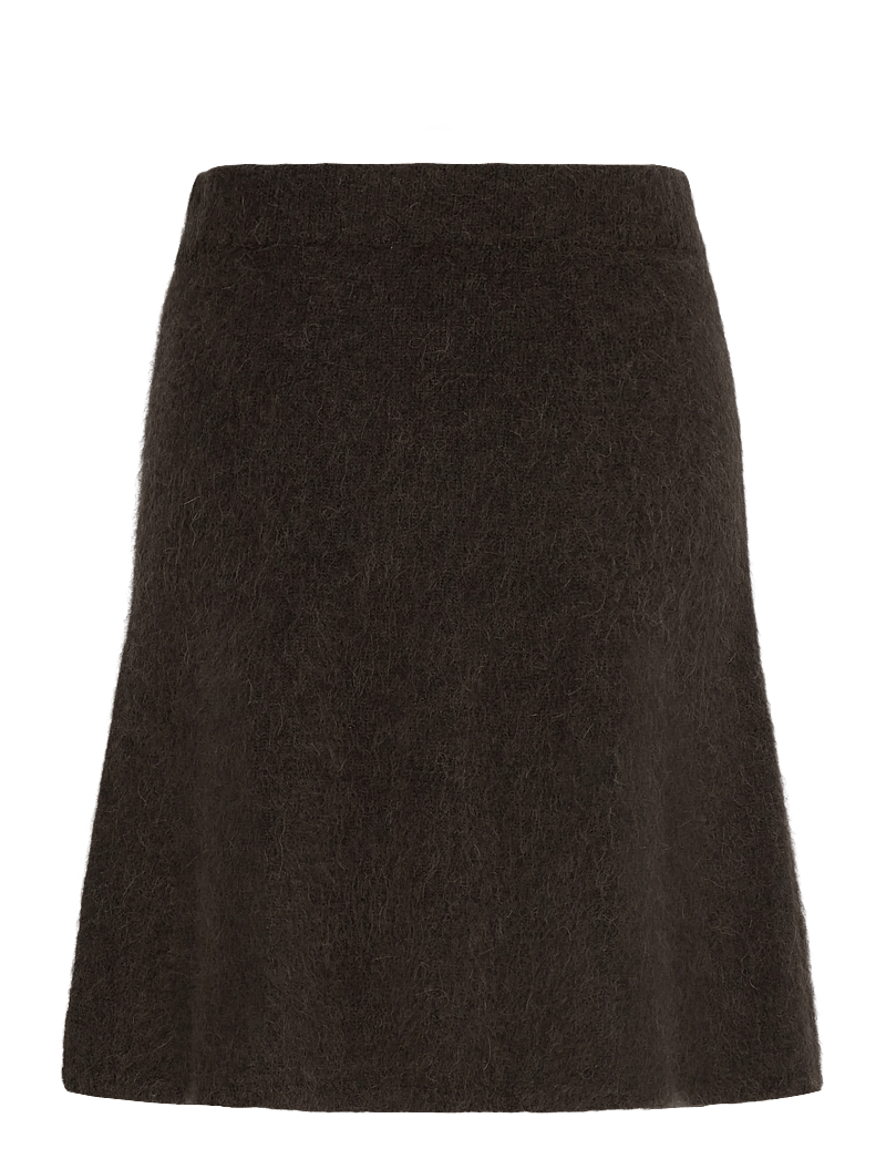 Selected - SLFLULU BRUSHED HW KNIT SKIRT - kurze röcke - delicioso - 1