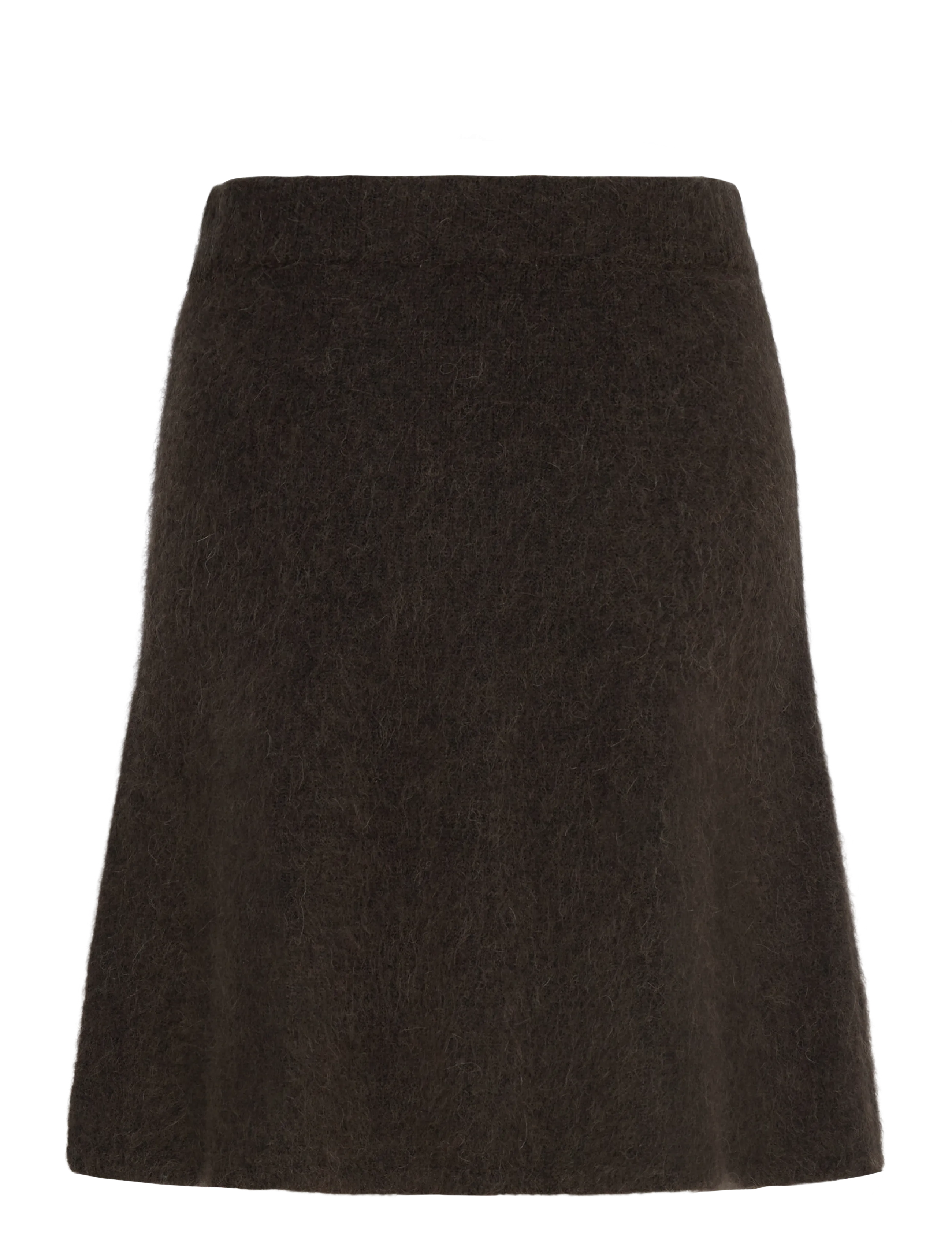 Selected - SLFLULU BRUSHED HW KNIT SKIRT - kurze röcke - delicioso - 2