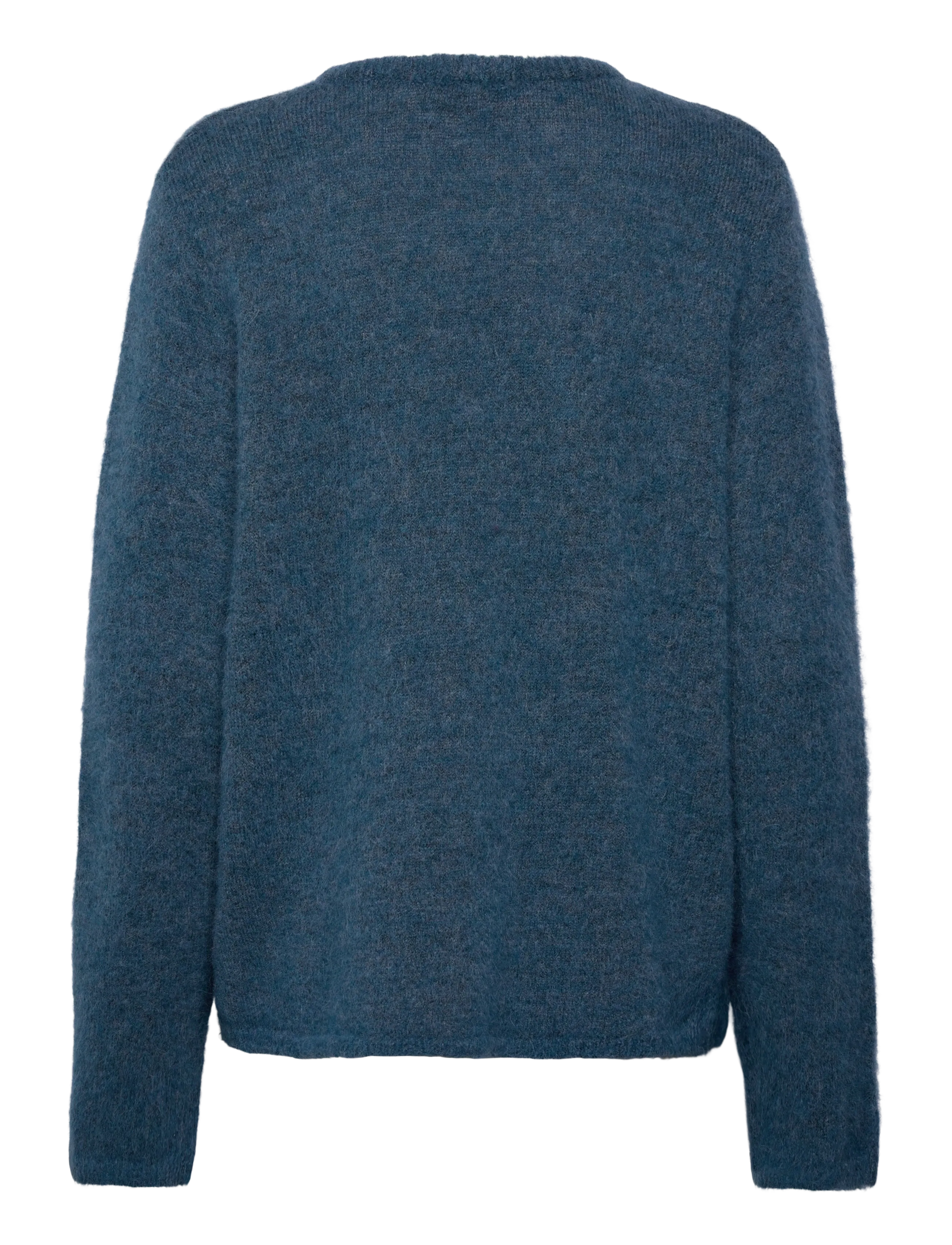 Selected - SLFLULU BRUSHED LS KNIT KEYHOLE O-NECK - pulls - midnight - 1