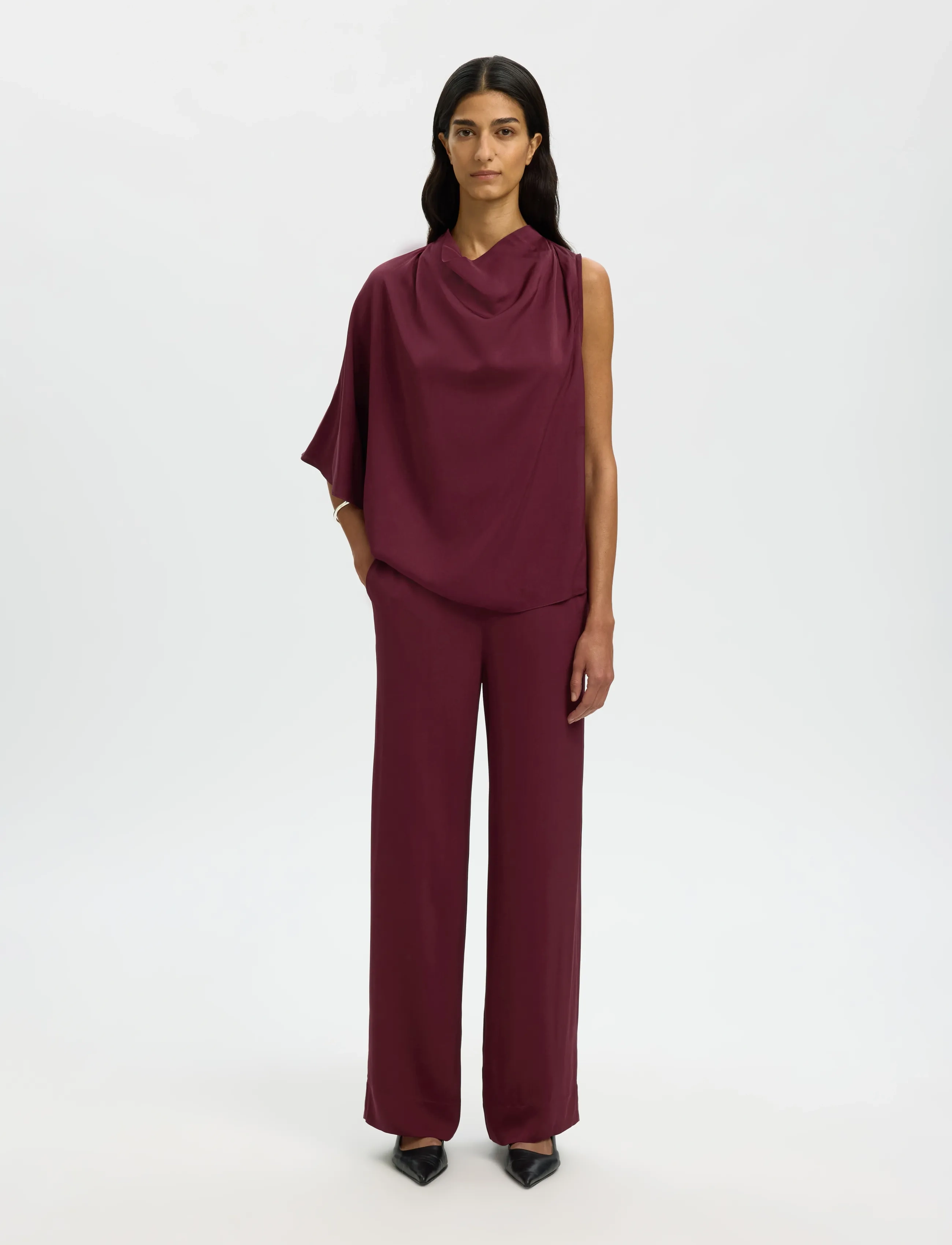 Slflaurina Mw Wide Pant B 3