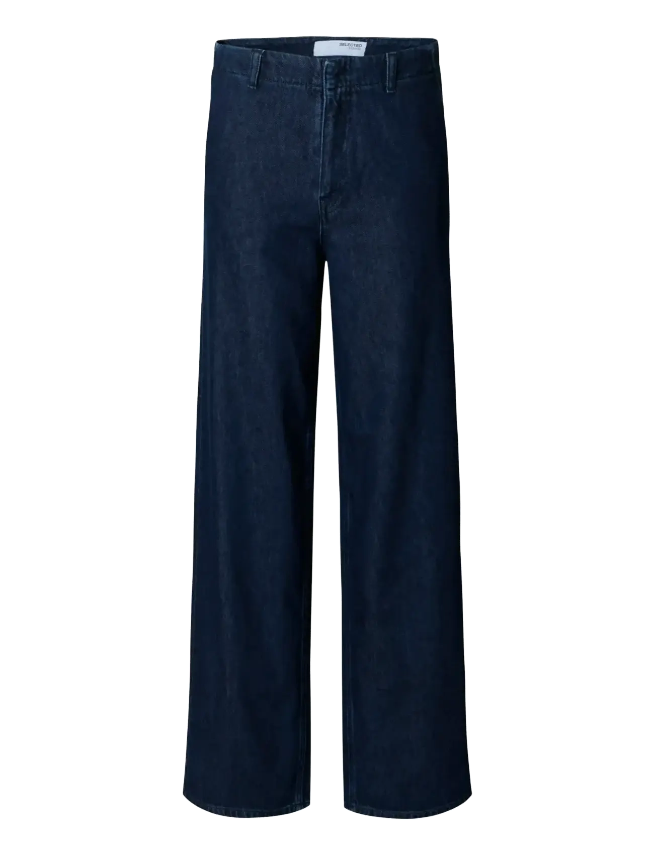 Selected SLFEXTRA WIDE MELLA-BORA HW JEANS - Jeans - DARK BLUE DENIM / navy