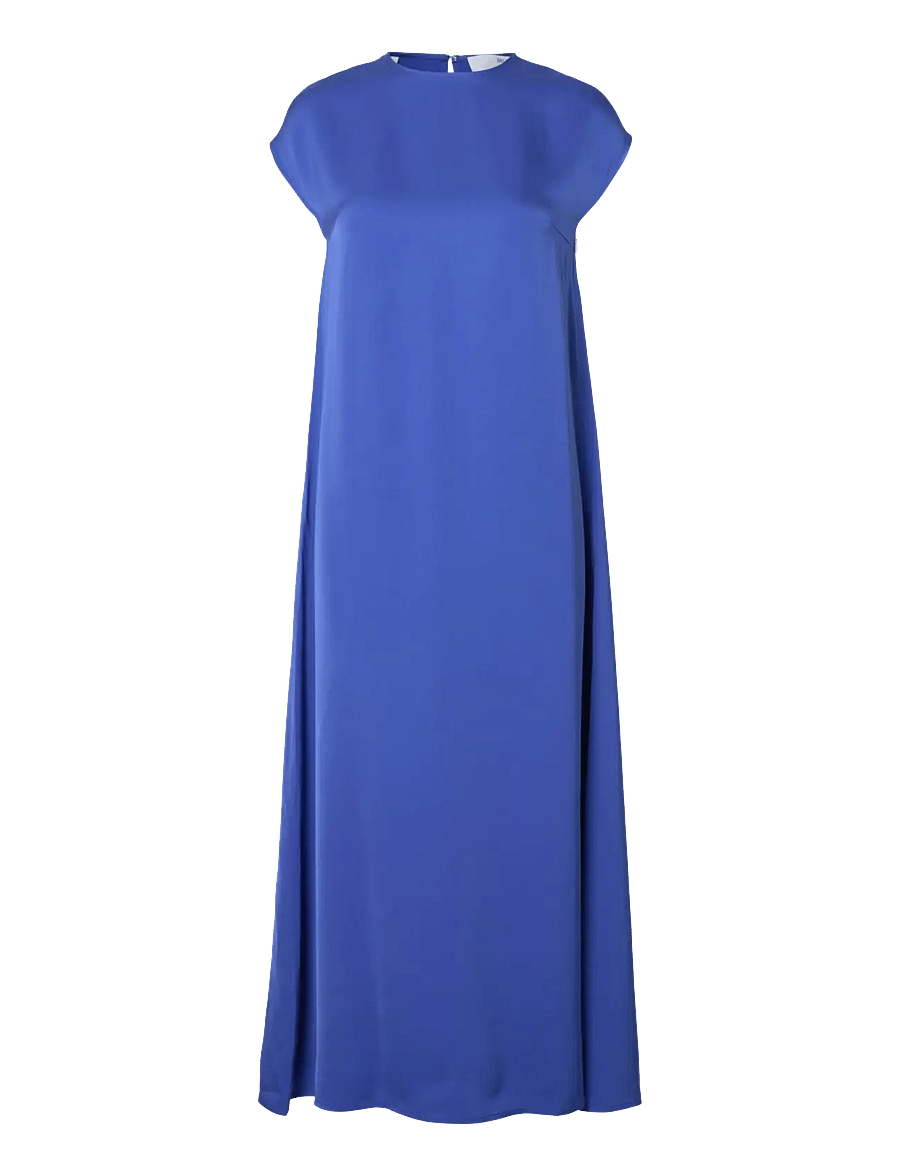 Selected - SLFLINA SL ANKLE SLIM DRESS - aftonklänningar - dazzling blue - 1