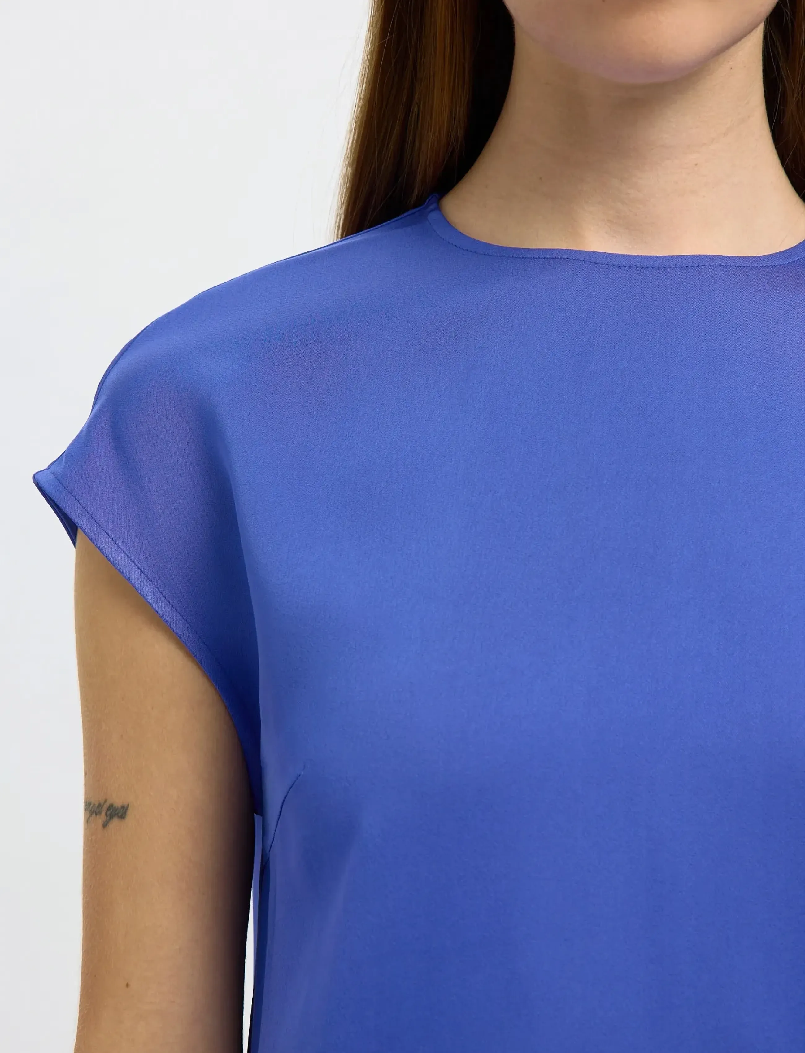 Selected - SLFLINA SL ANKLE SLIM DRESS - abendkleider - dazzling blue - 4