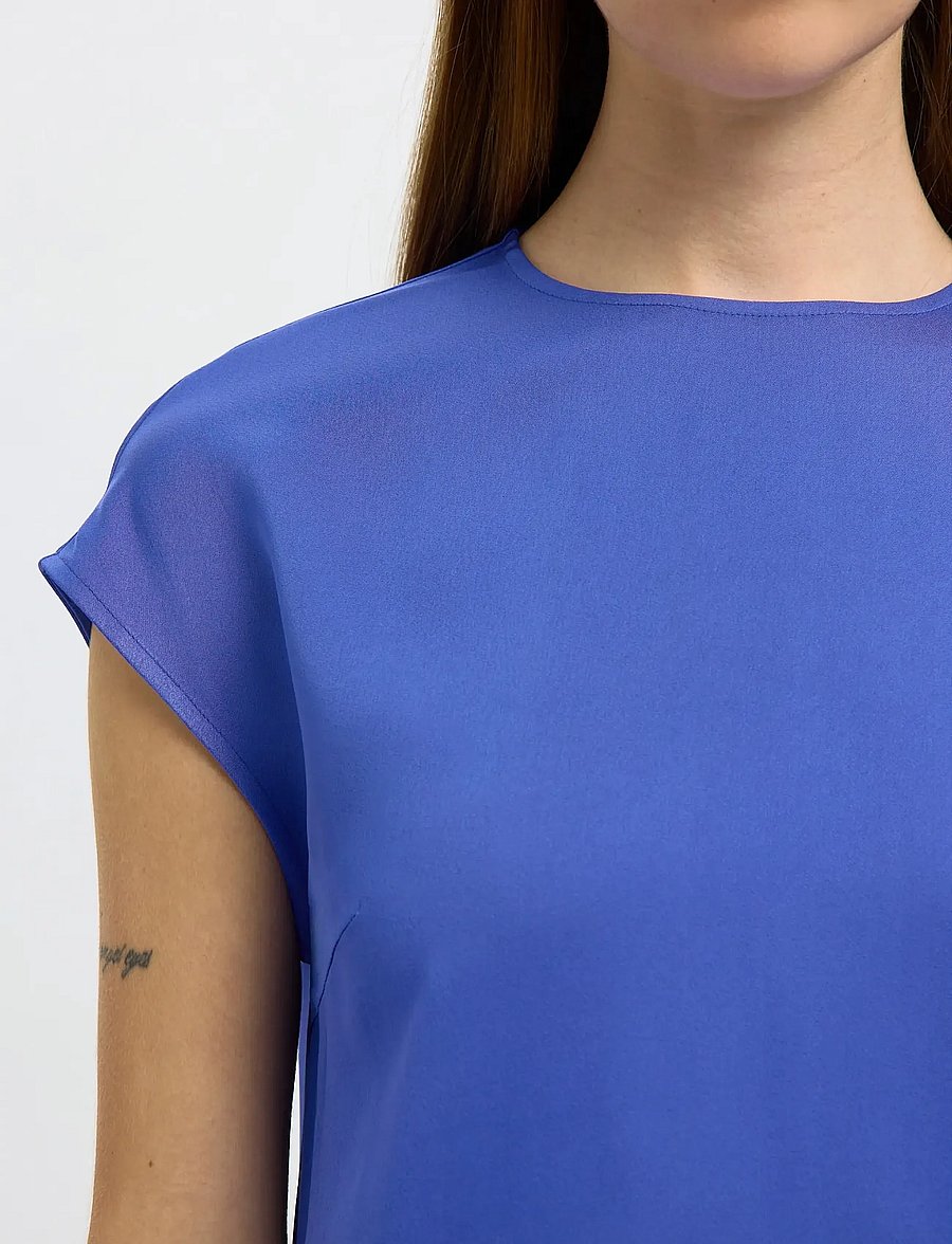 Selected - SLFLINA SL ANKLE SLIM DRESS - aftonklänningar - dazzling blue - 4