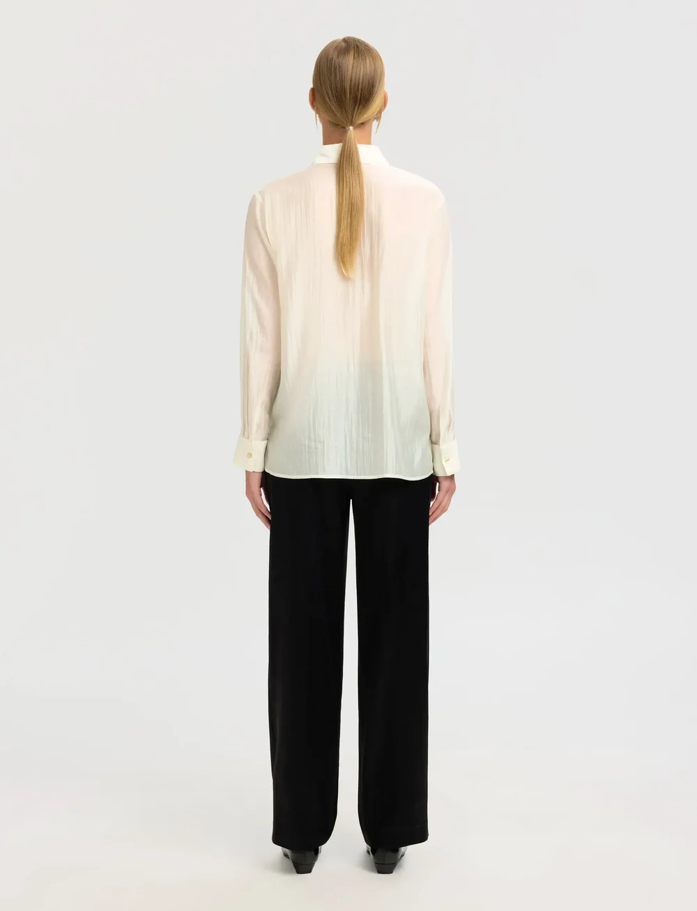 Selected - SLFIRIS RELAXED LS SHIRT B - chemises à manches longues - angora - 2