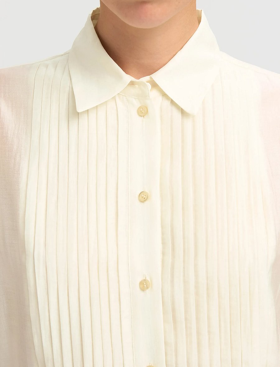 Selected - SLFIRIS RELAXED LS SHIRT B - langærmede skjorter - angora - 4