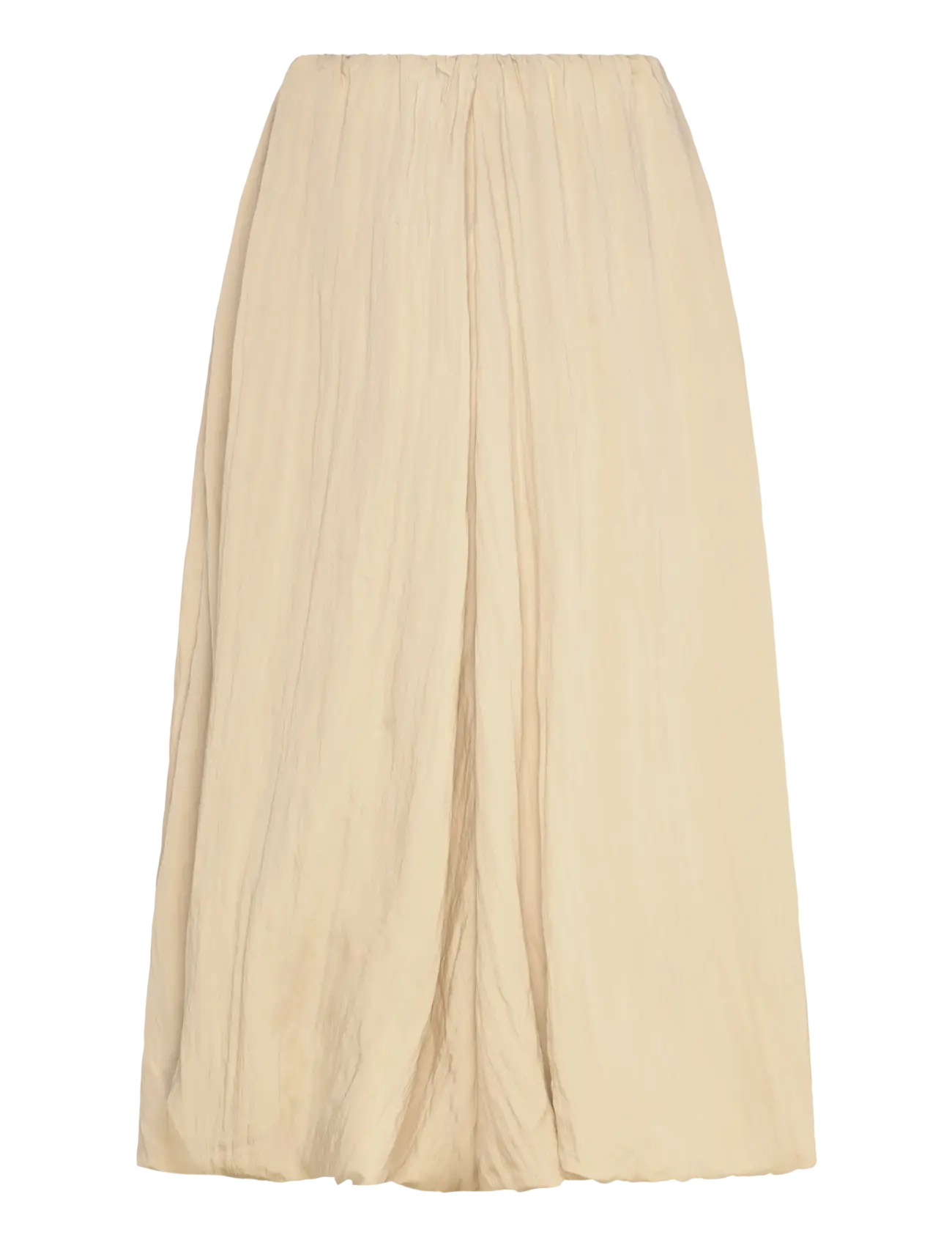 Selected - SLFROLAN HW BUBBLE HEM MIDI SKIRT - midi-röcke - island fossil - 1