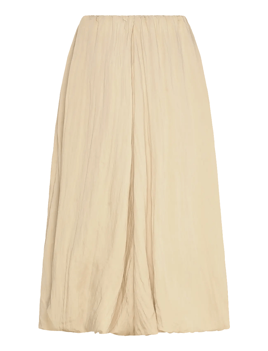 Selected - SLFROLAN HW BUBBLE HEM MIDI SKIRT - midi skirts - island fossil - 1