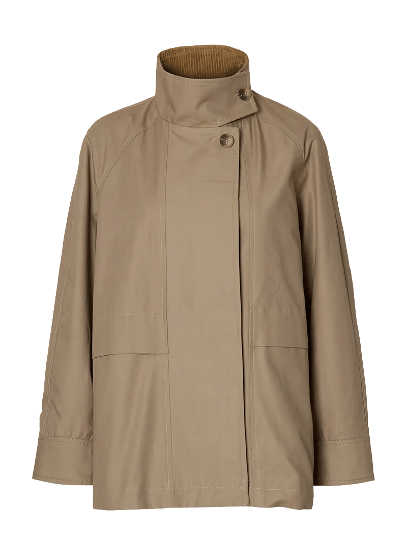 Selected - SLFKYLIE JACKET #S - frühlingsjacken - weathered teak - 1