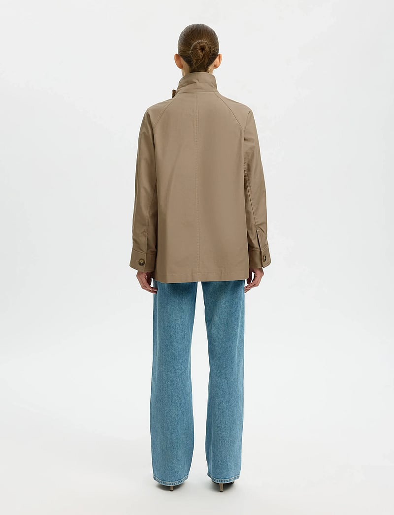 Selected - SLFKYLIE JACKET #S - frühlingsjacken - weathered teak - 2