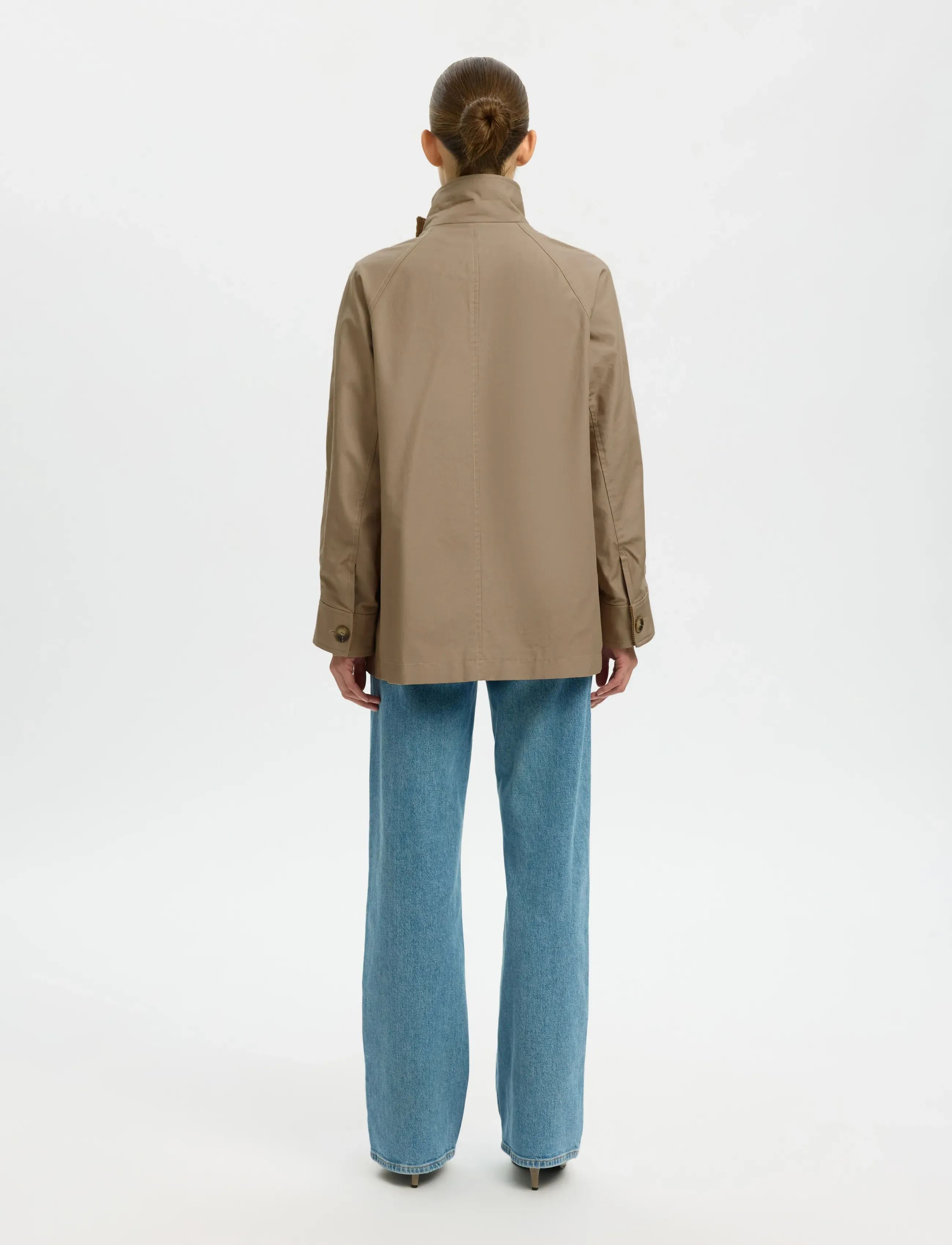 Selected - SLFKYLIE JACKET #S - frühlingsjacken - weathered teak - 2