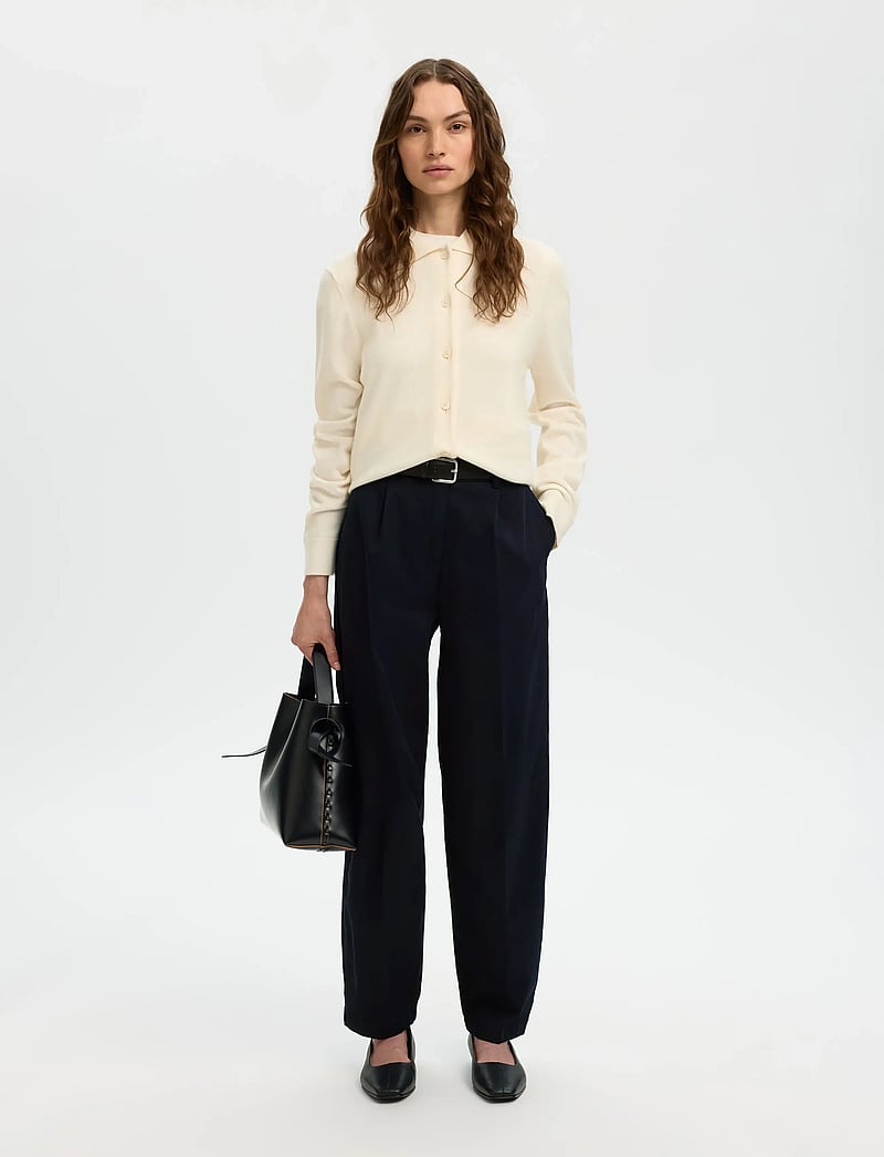 Selected - SLWBARREL MILLE HW PANT NOOS - barrel-hosen - dark sapphire - 5