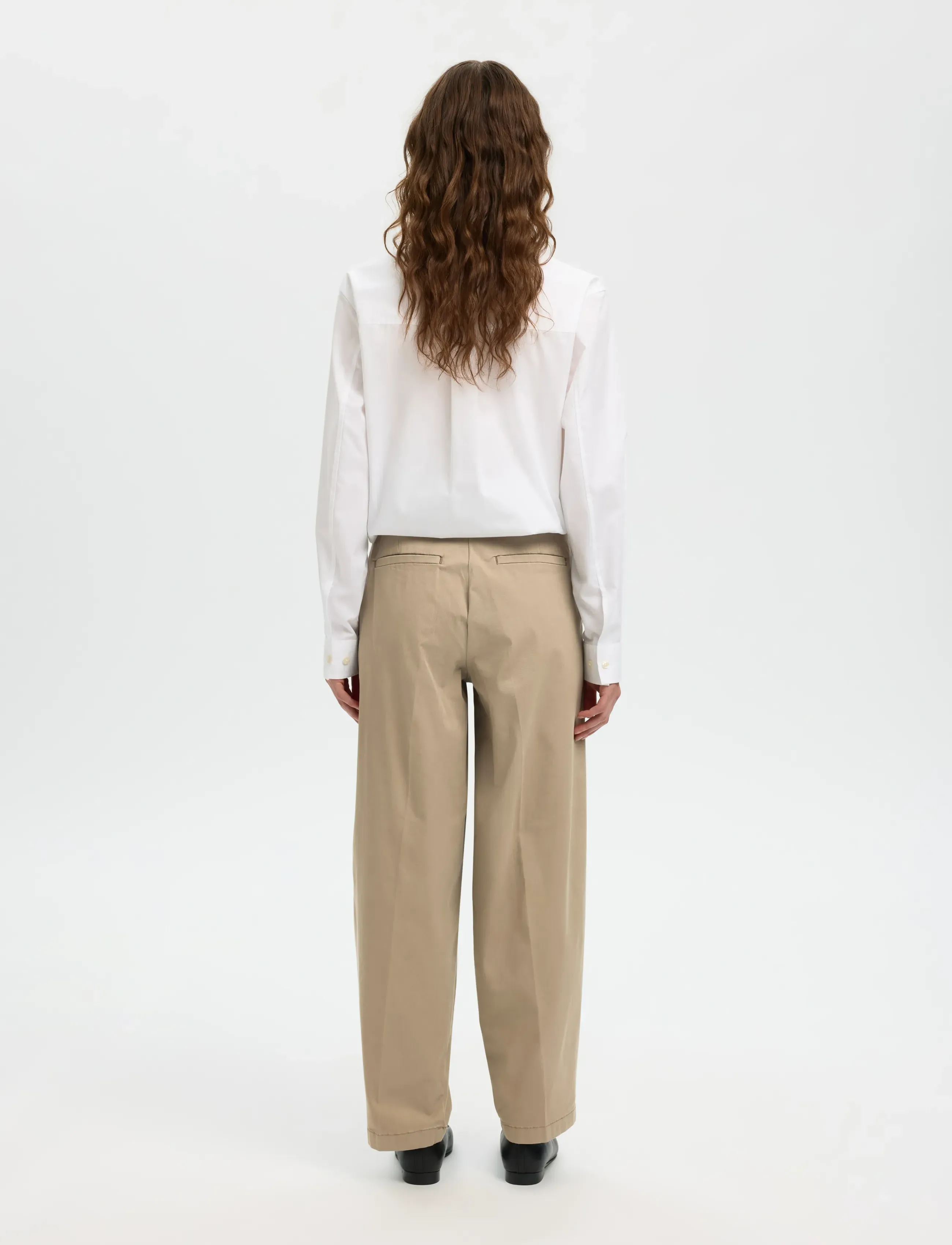 SELECTED Slwbarrel Mille Hw Pant Noos cargobyxor dam – bild 2