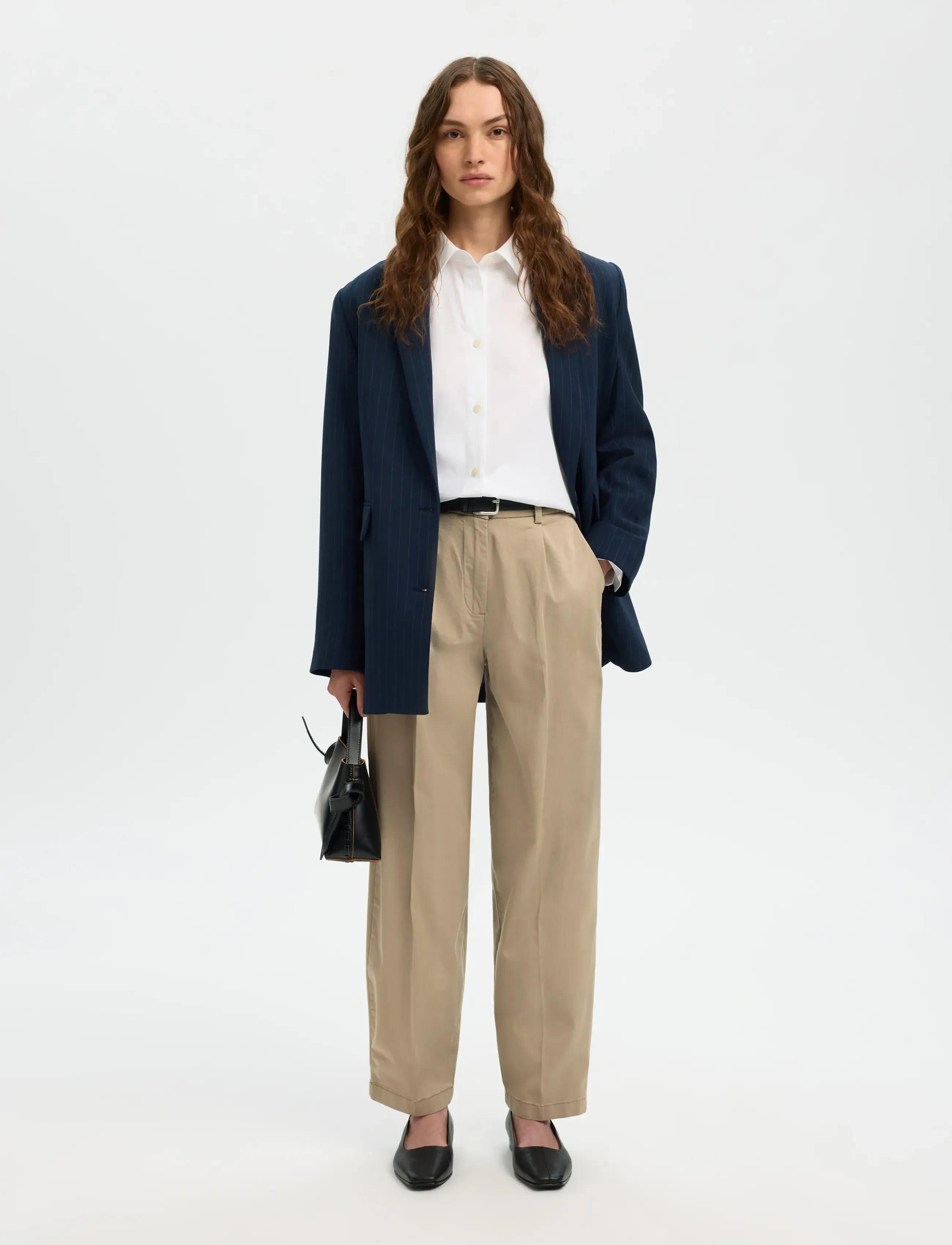 SELECTED Slwbarrel Mille Hw Pant Noos cargobyxor dam – bild 5