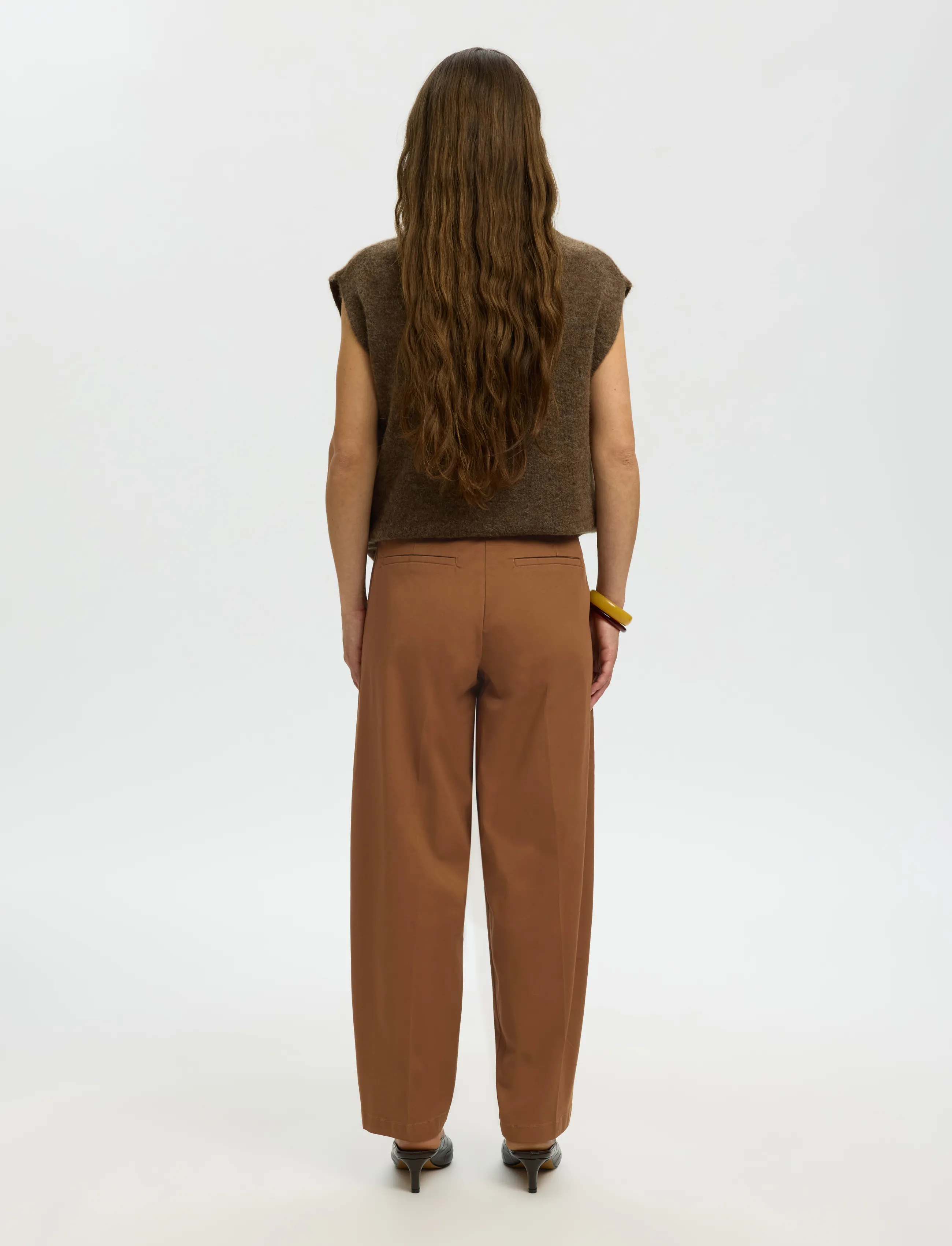 SELECTED Slwbarrel Mille Hw Pant Noos cargobyxor dam – bild 2