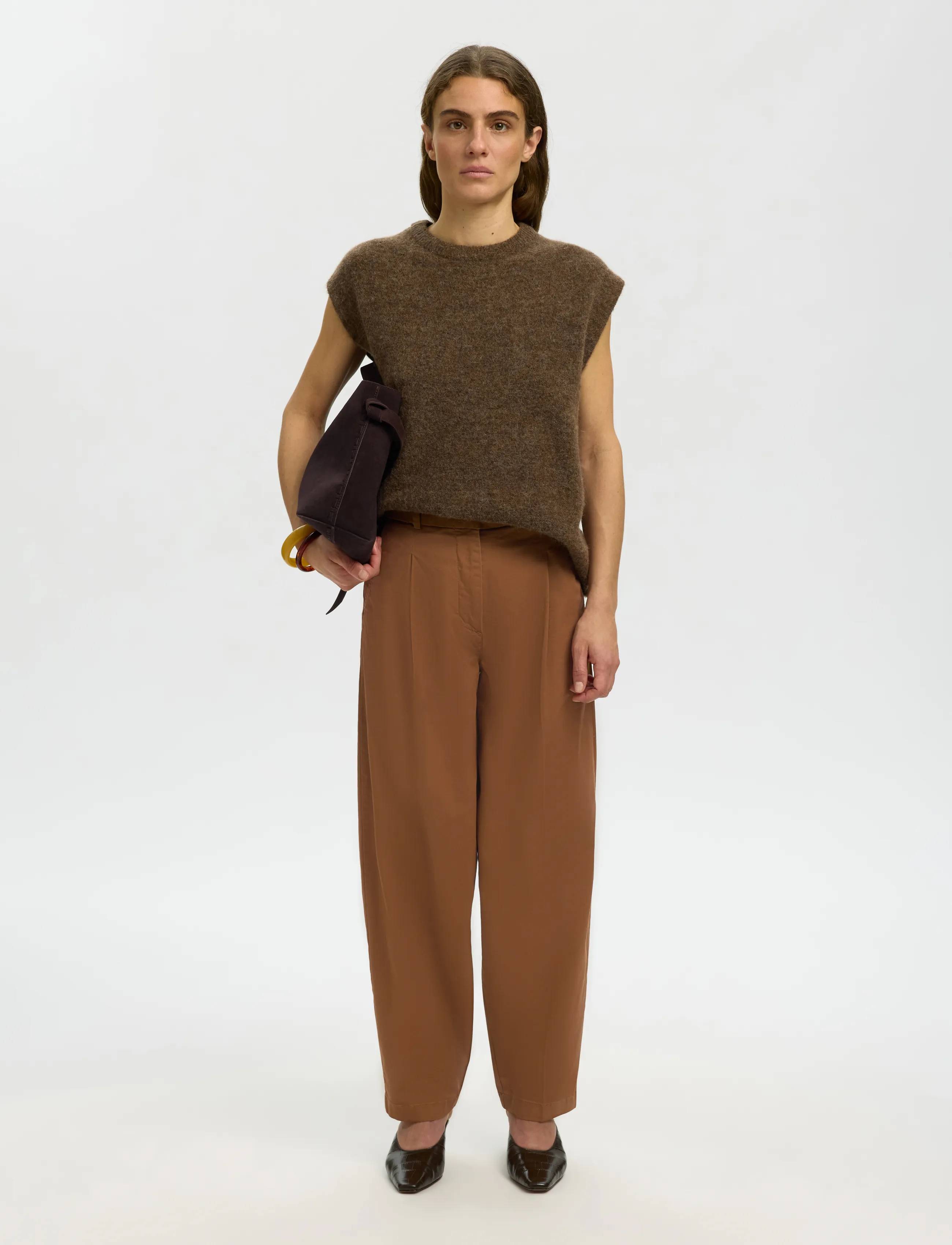 SELECTED Slwbarrel Mille Hw Pant Noos cargobyxor dam – bild 5
