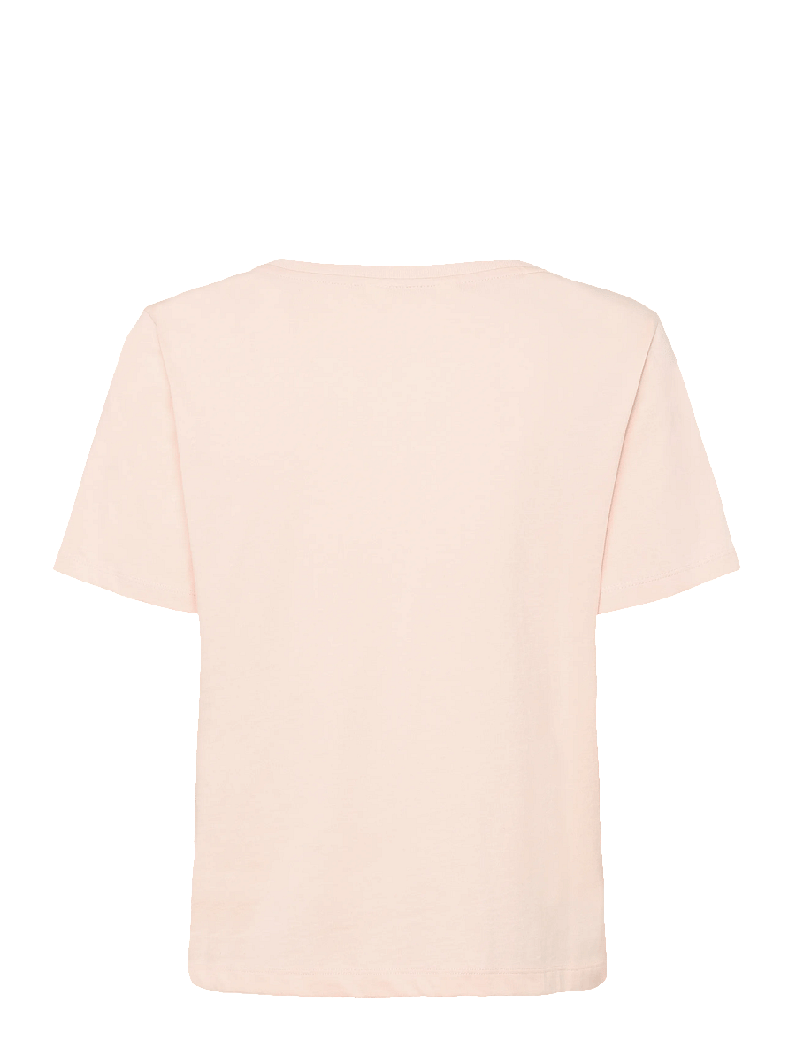 Selected - SLFMILA TWISTED SS TEE - t-shirts - pale dogwood - 2