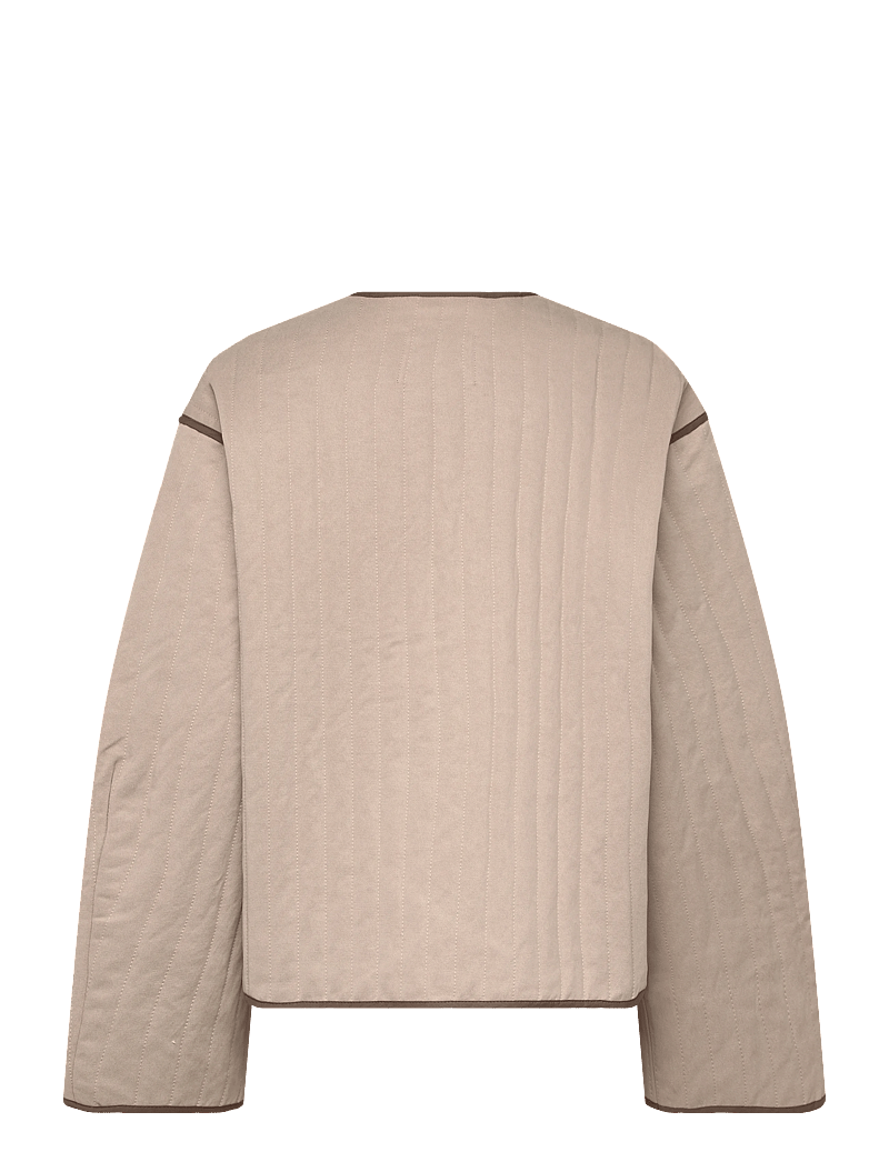 Selected - SLFMALINA QUILTED JACKET #S - vårjackor - pure cashmere - 1