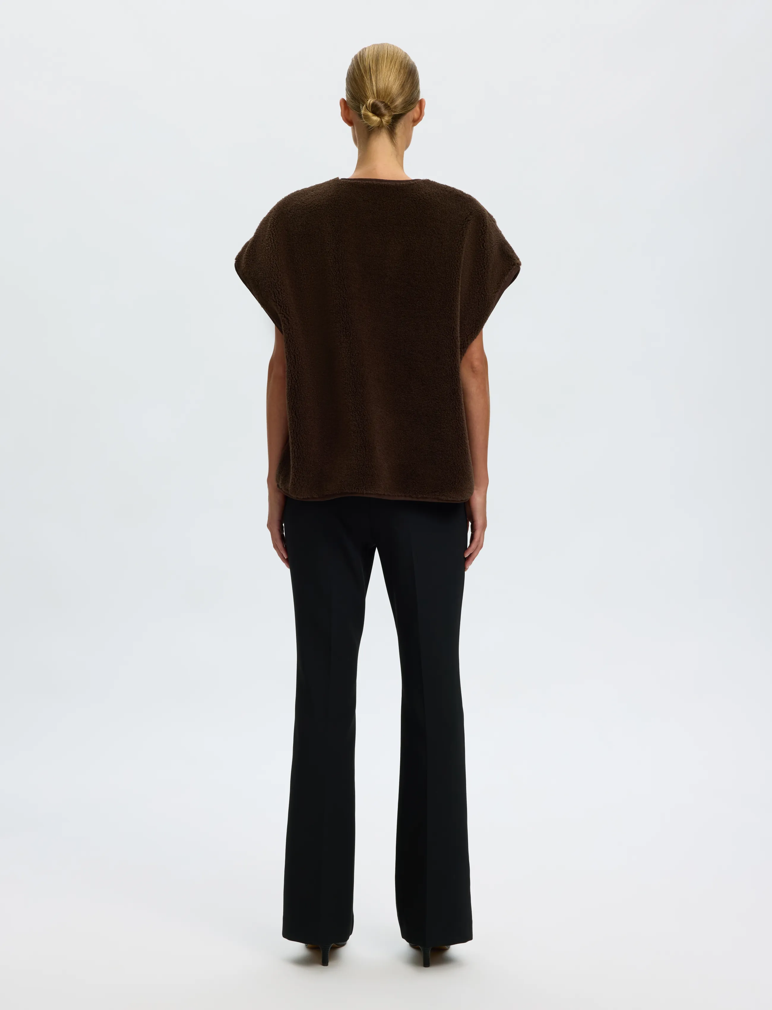 Selected - SLWSMILLA SHORT TEDDY VEST - fleece- und teddy-westen - delicioso - 2