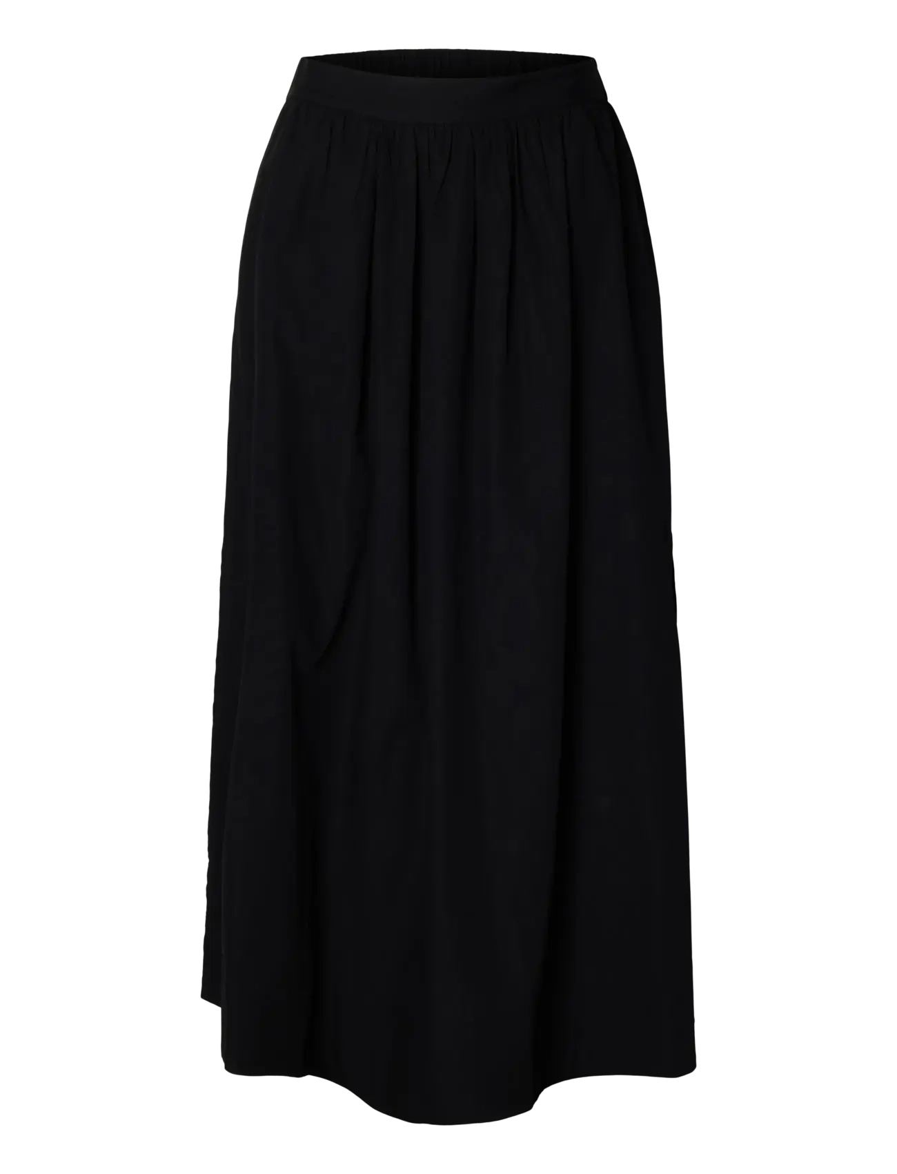 Selected - SLWBLAIR HW ANKLE SLIT SKIRT NOOS - maxikjolar - black - 0