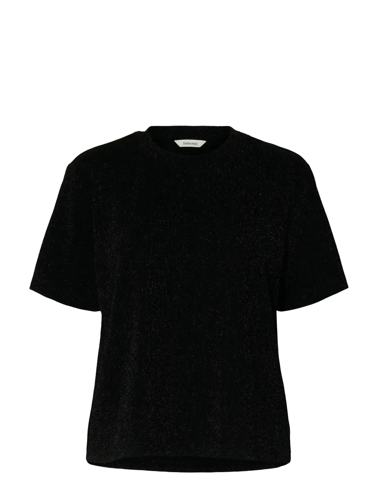 Selected SLFANJA BOXY TEE - Selected - BLACK / black