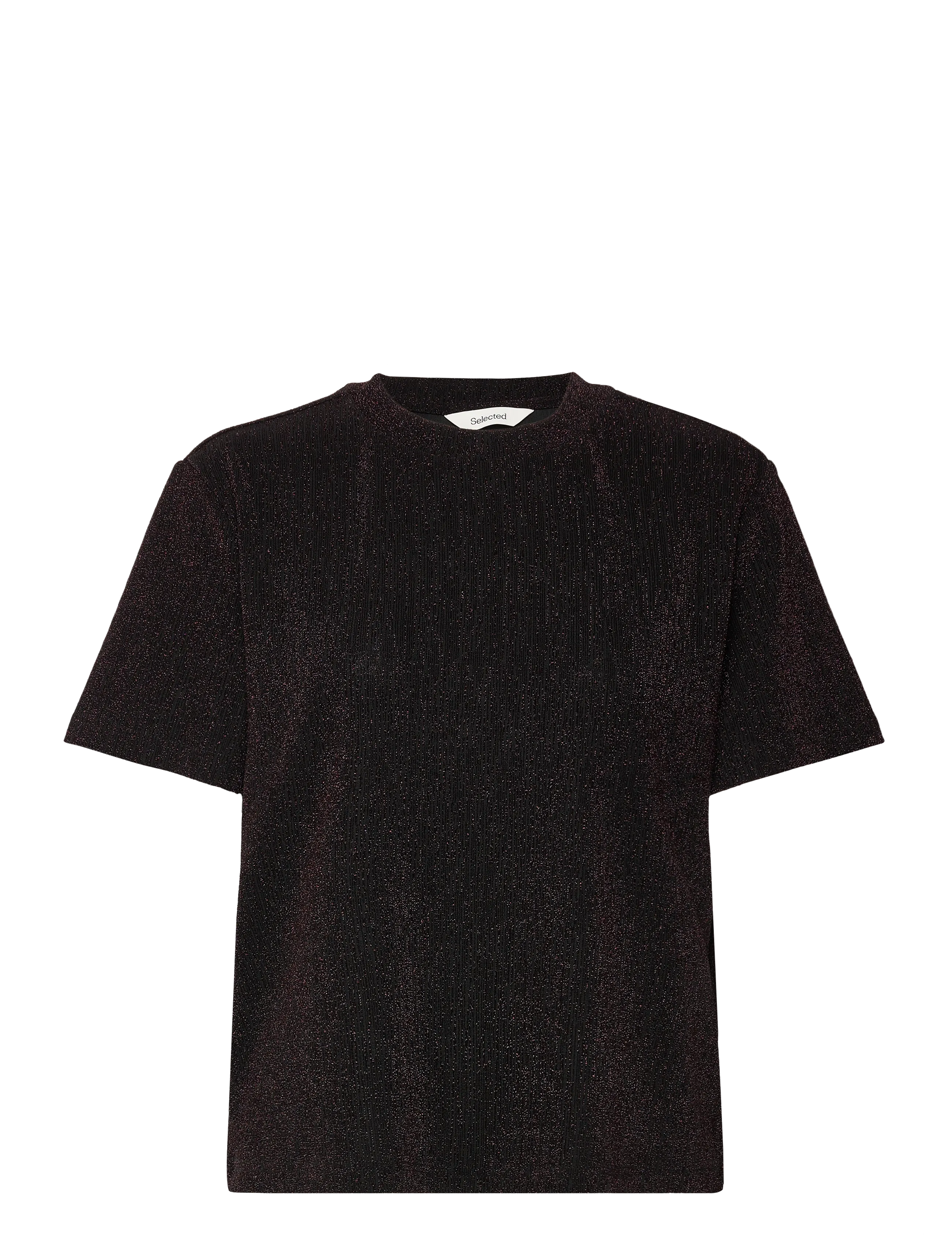Selected SLFANJA BOXY TEE - Selected - DELICIOSO / black