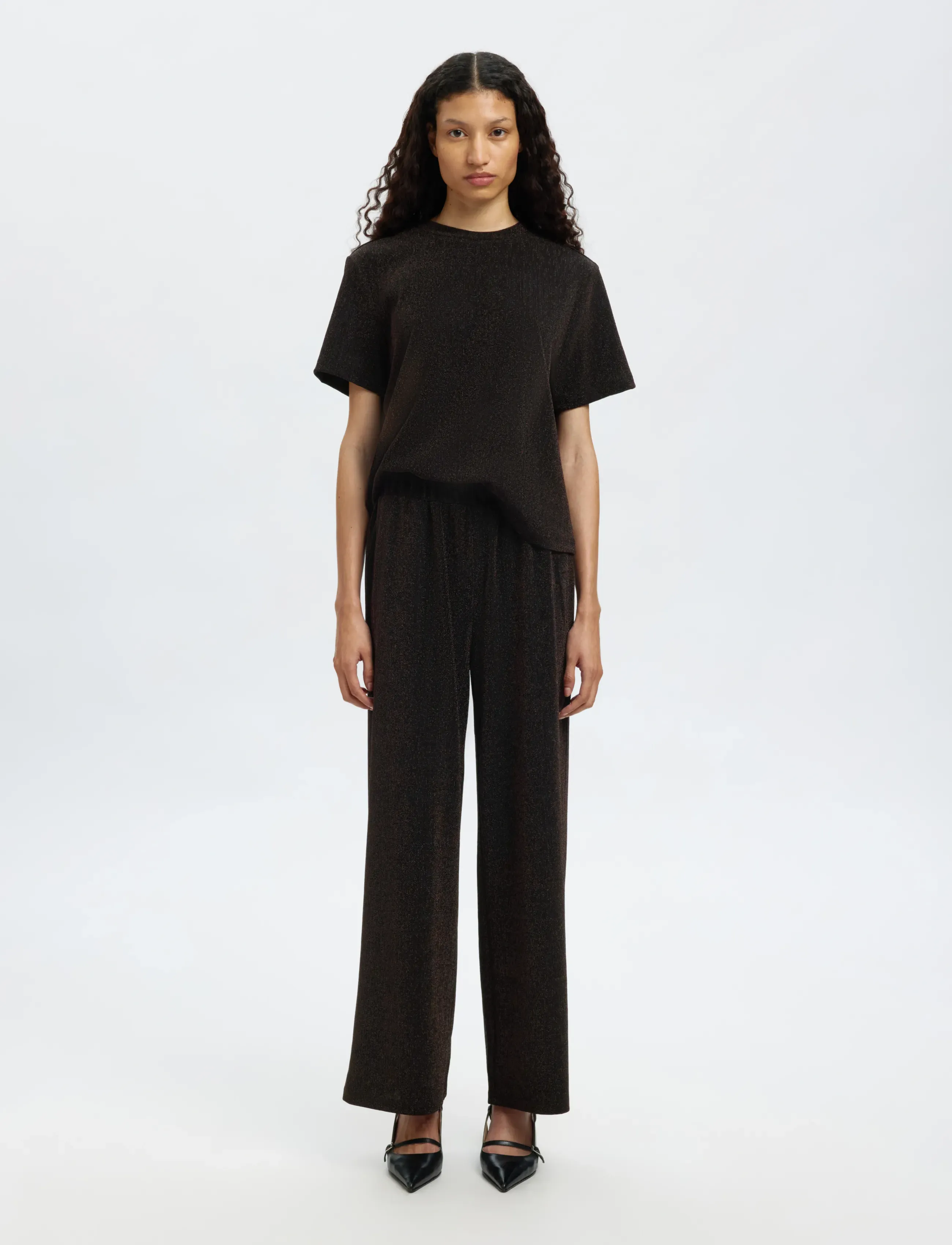 Selected - SLFANJA BOXY TEE - marškinėliai - delicioso - 4