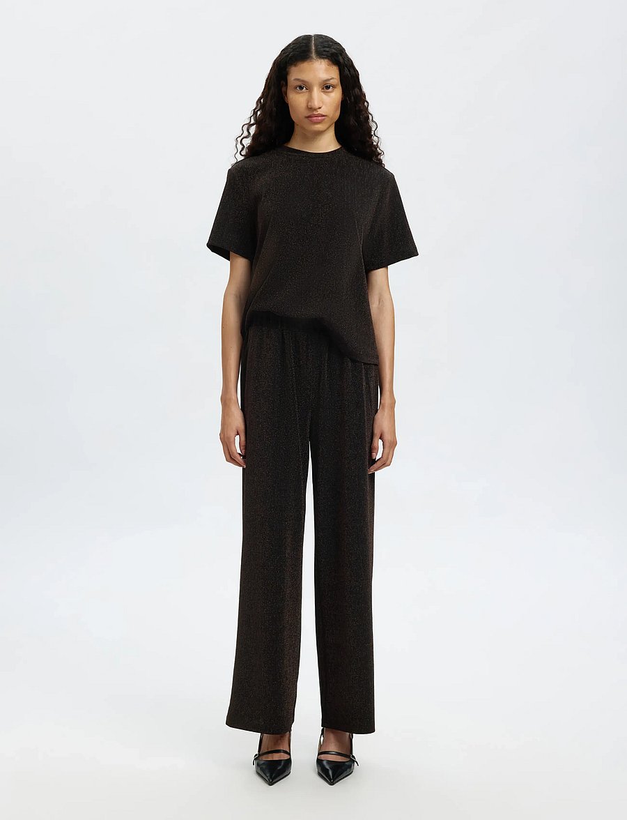 Selected - SLFANJA BOXY TEE - t-särgid - delicioso - 4