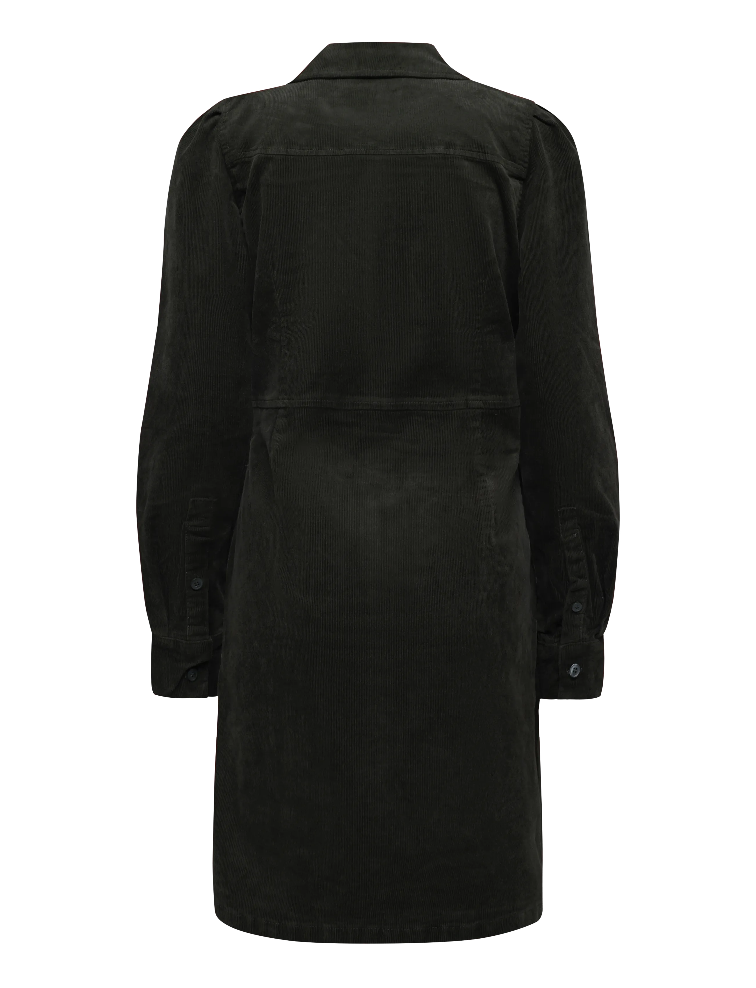 Selected - SLWRUNA SHORT CORDUROY DRESS NOOS - skjortklänningar - deep depths - 2